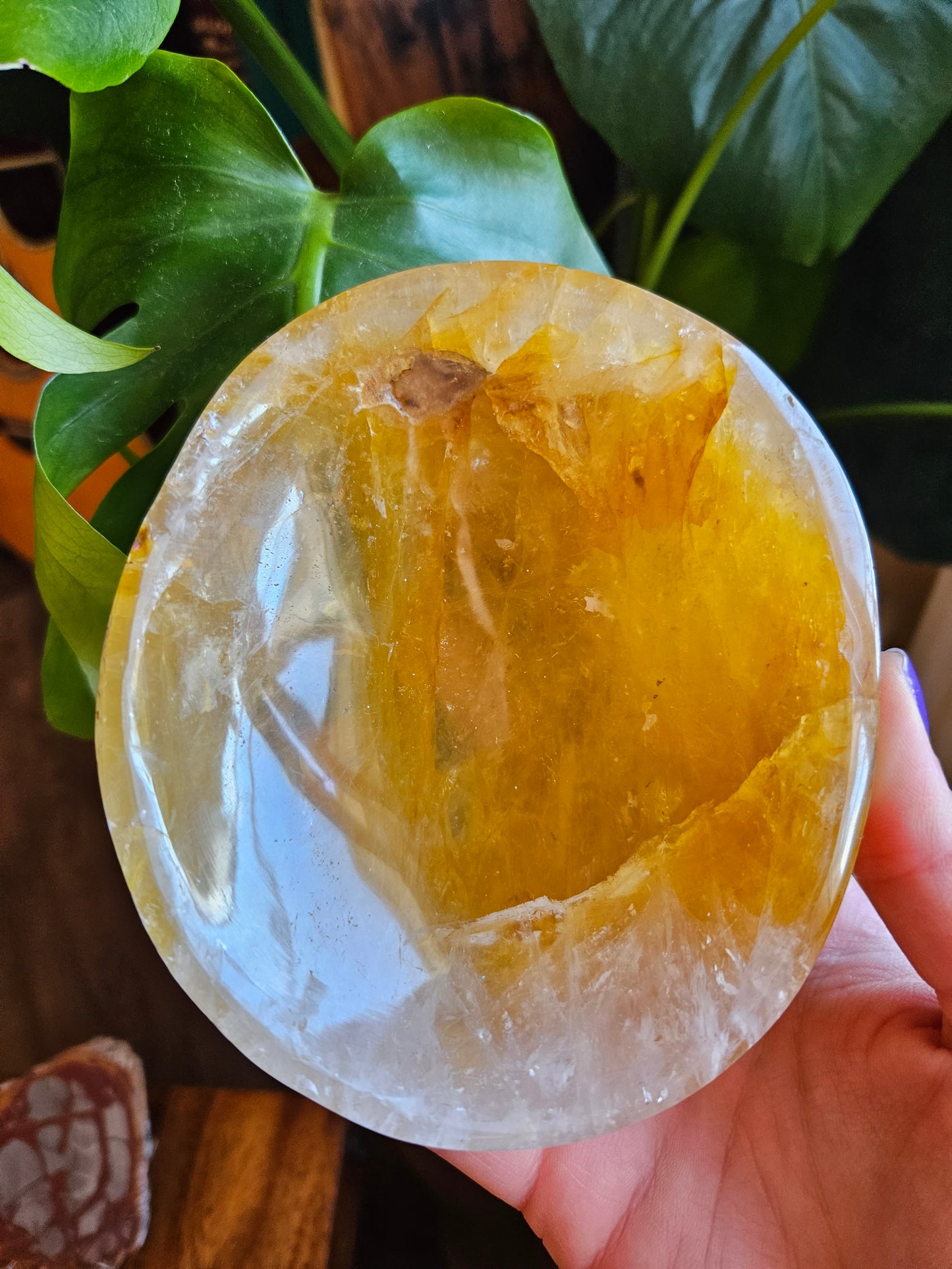 Golden Healer crystal bowl