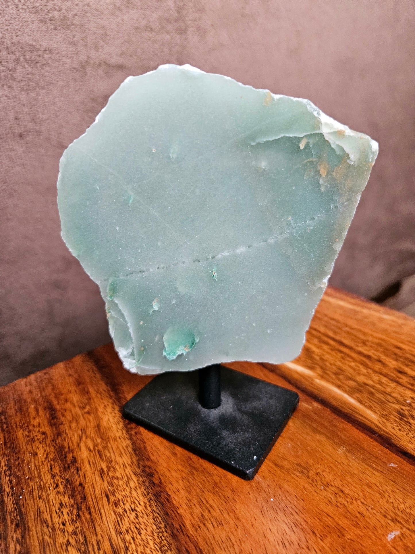 Green Aventurine on stand