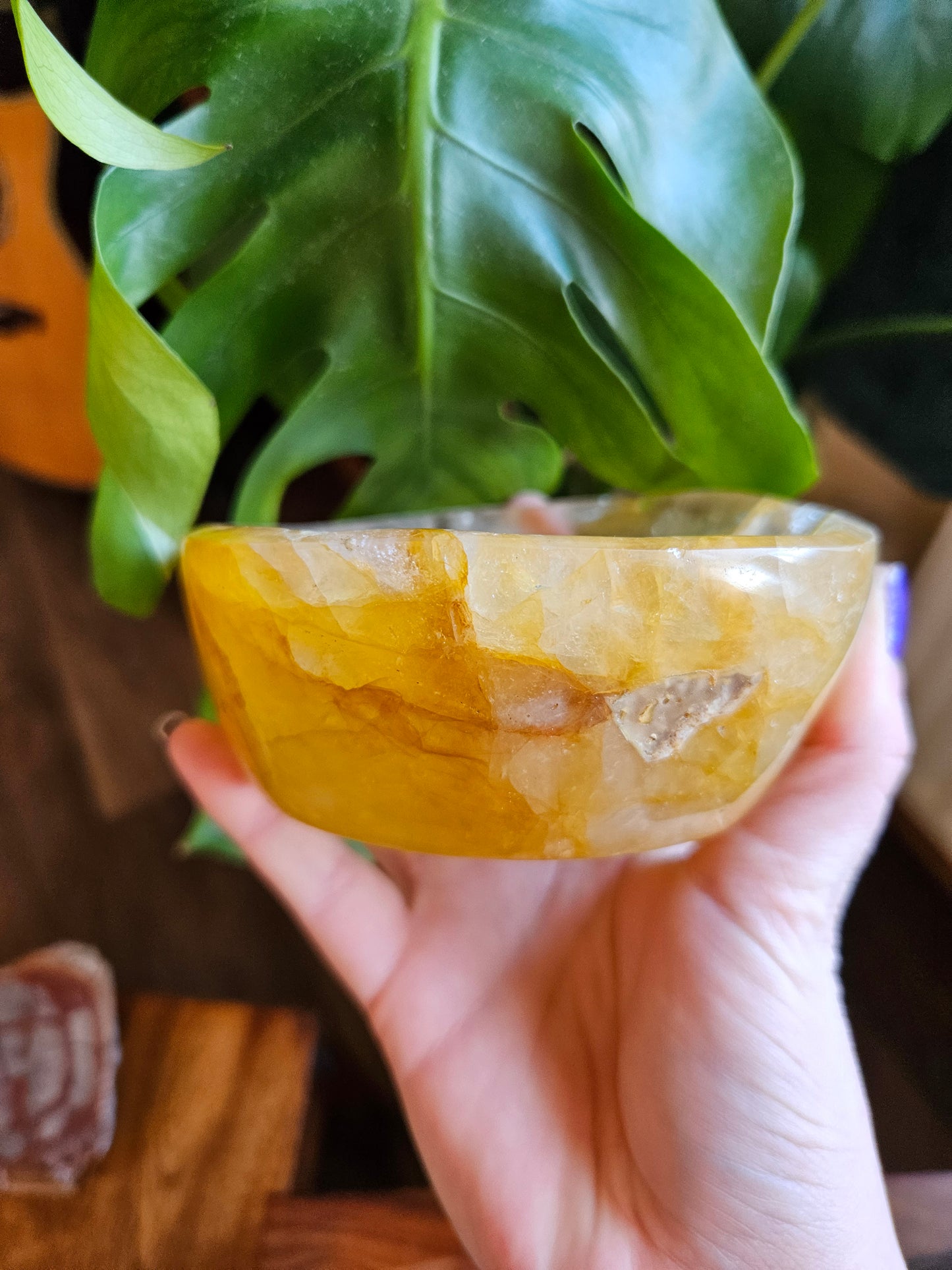 Golden Healer crystal bowl