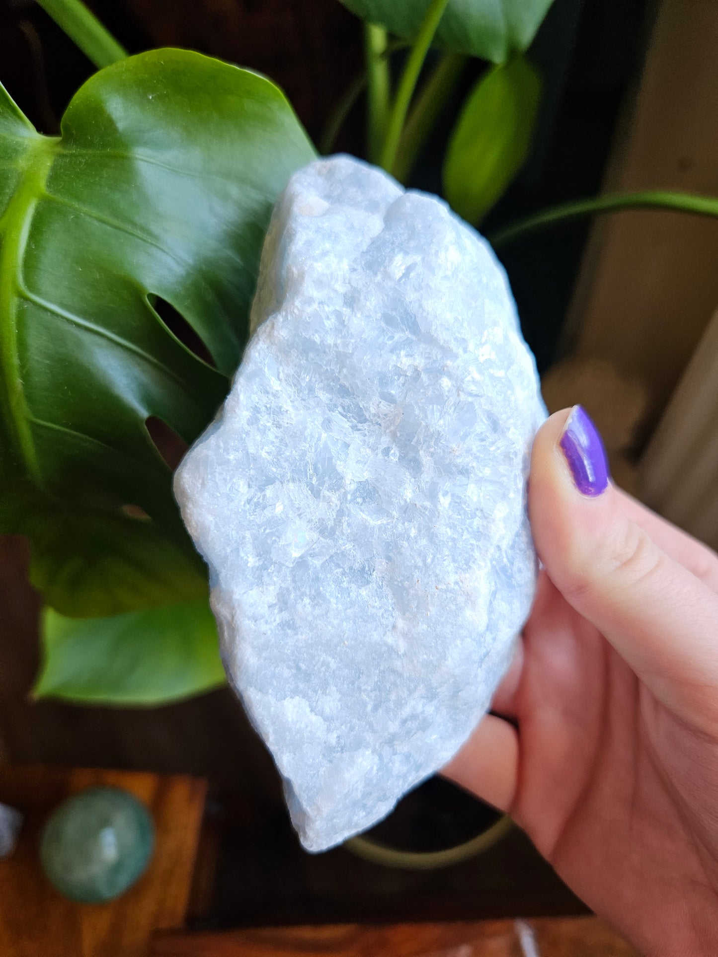 Large Blue Calcite