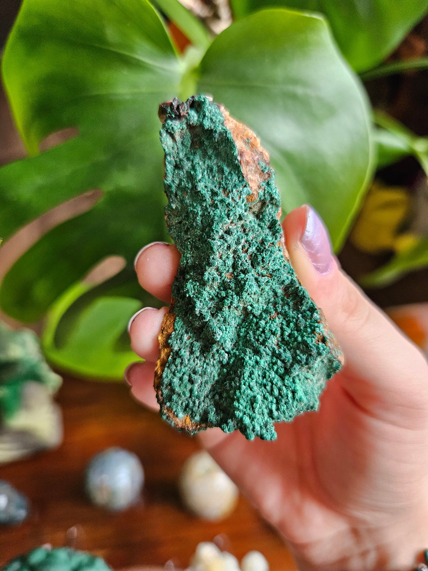 Bubbly Malachite specimen