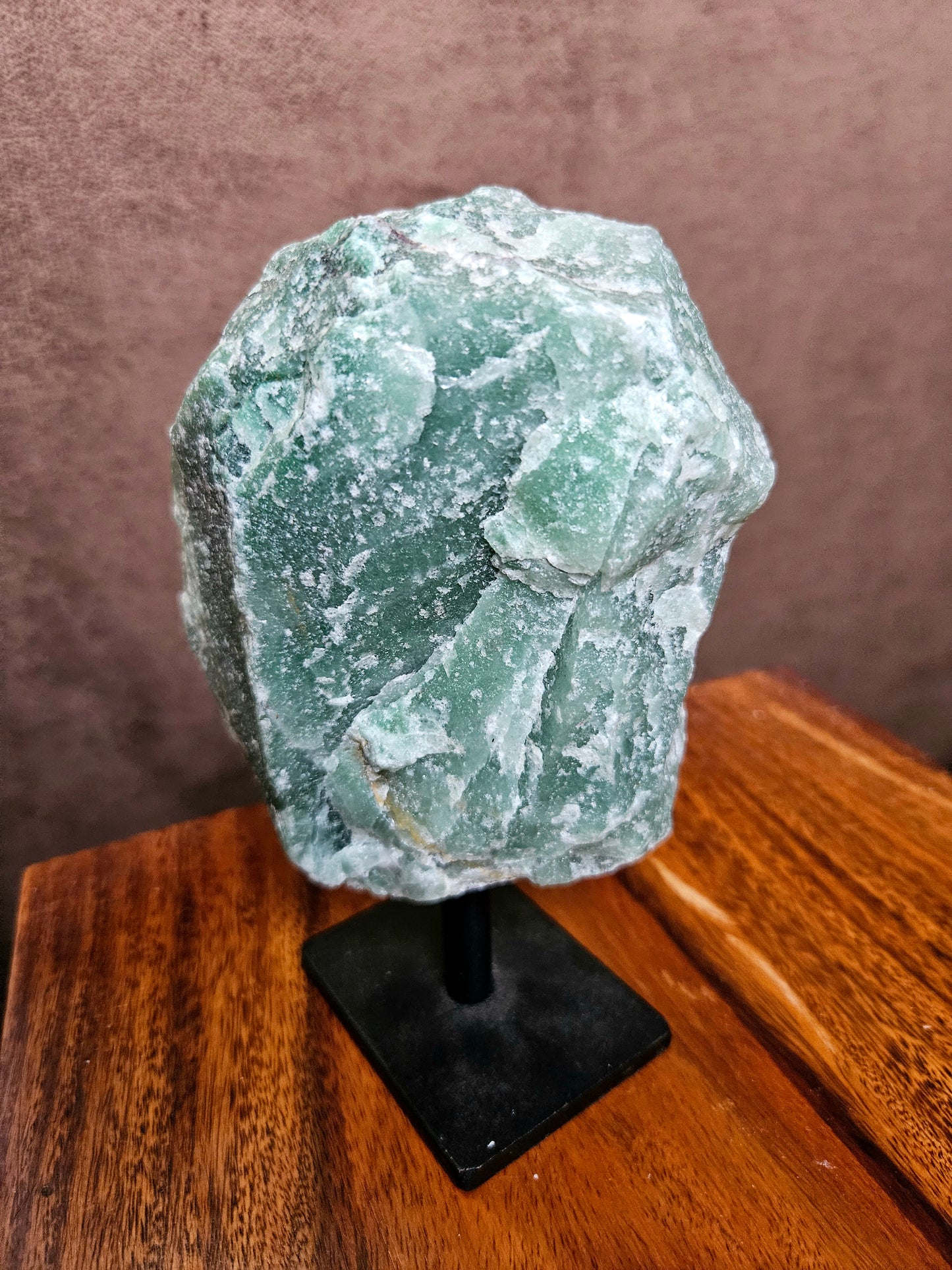 Green Aventurine on stand