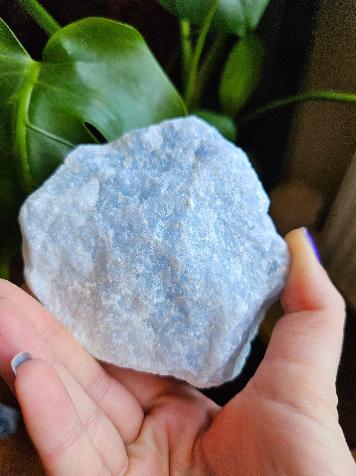 Large Blue Calcite