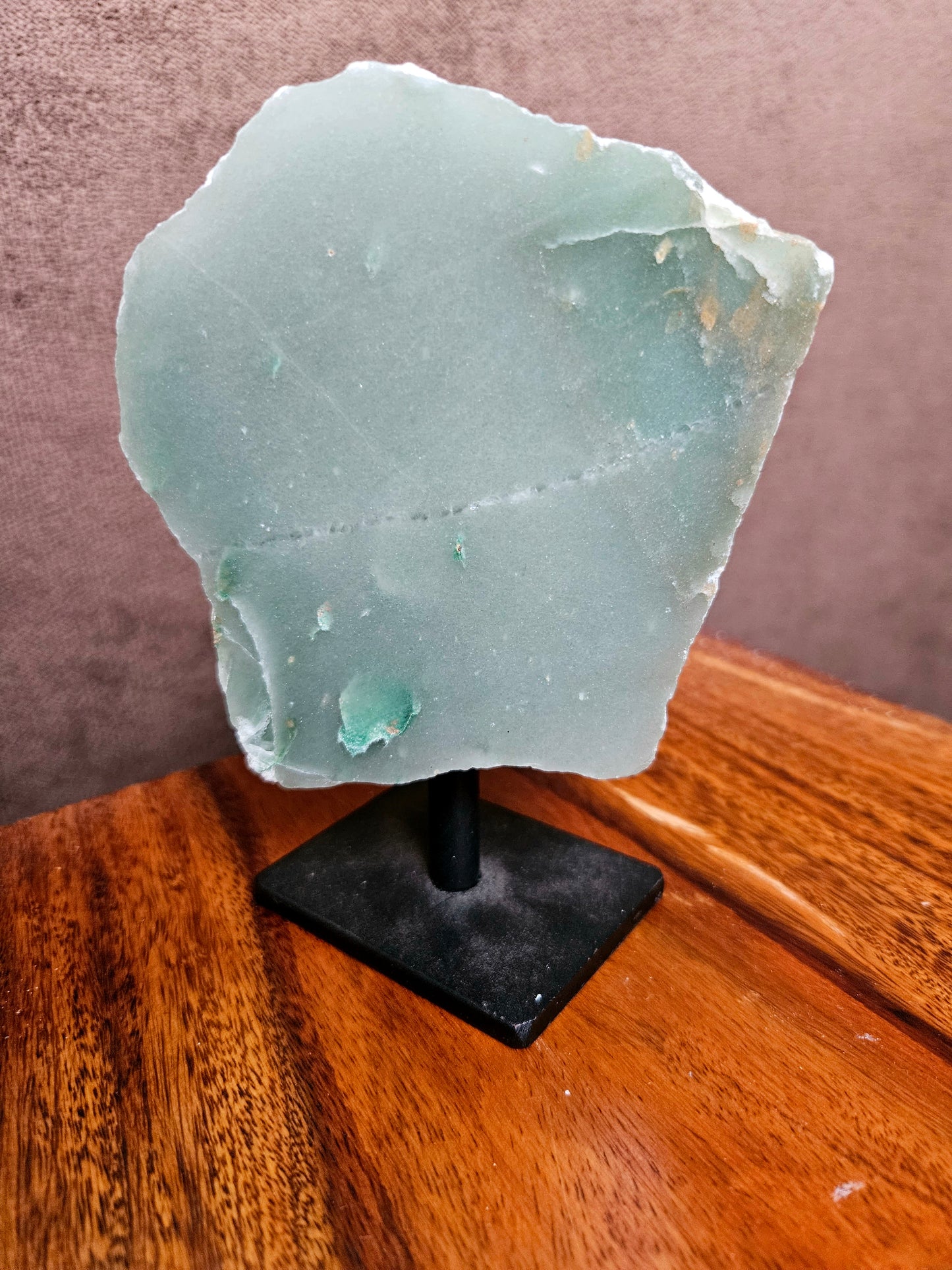 Green Aventurine on stand