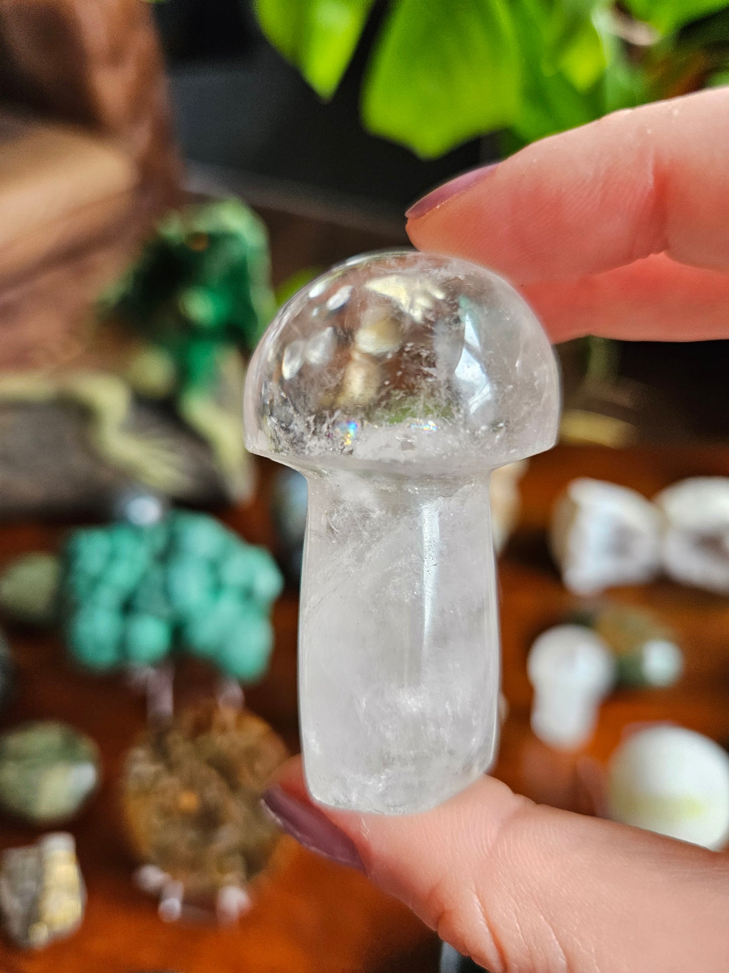 Clear Quartz mushroom