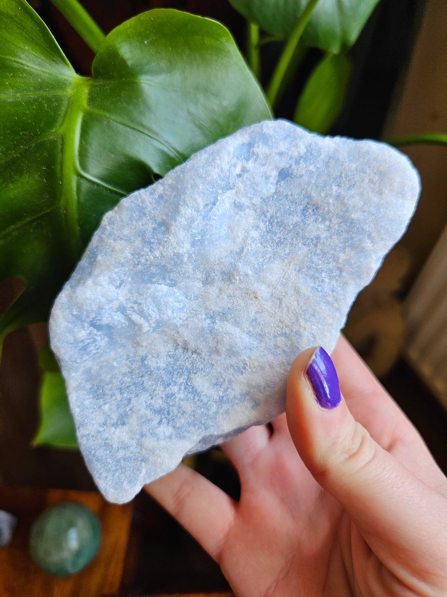Large Blue Calcite
