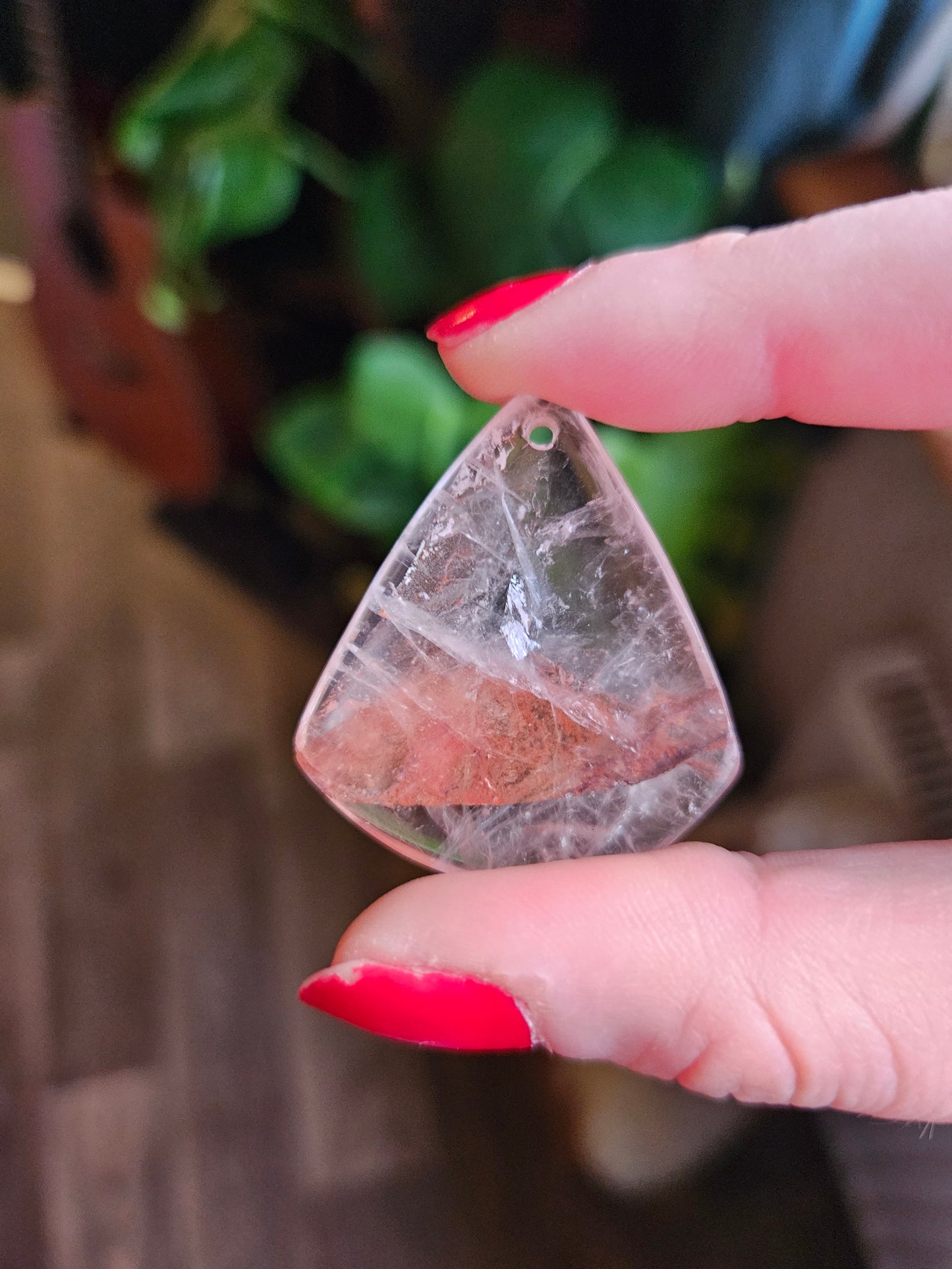 Fire Quartz Cabochon