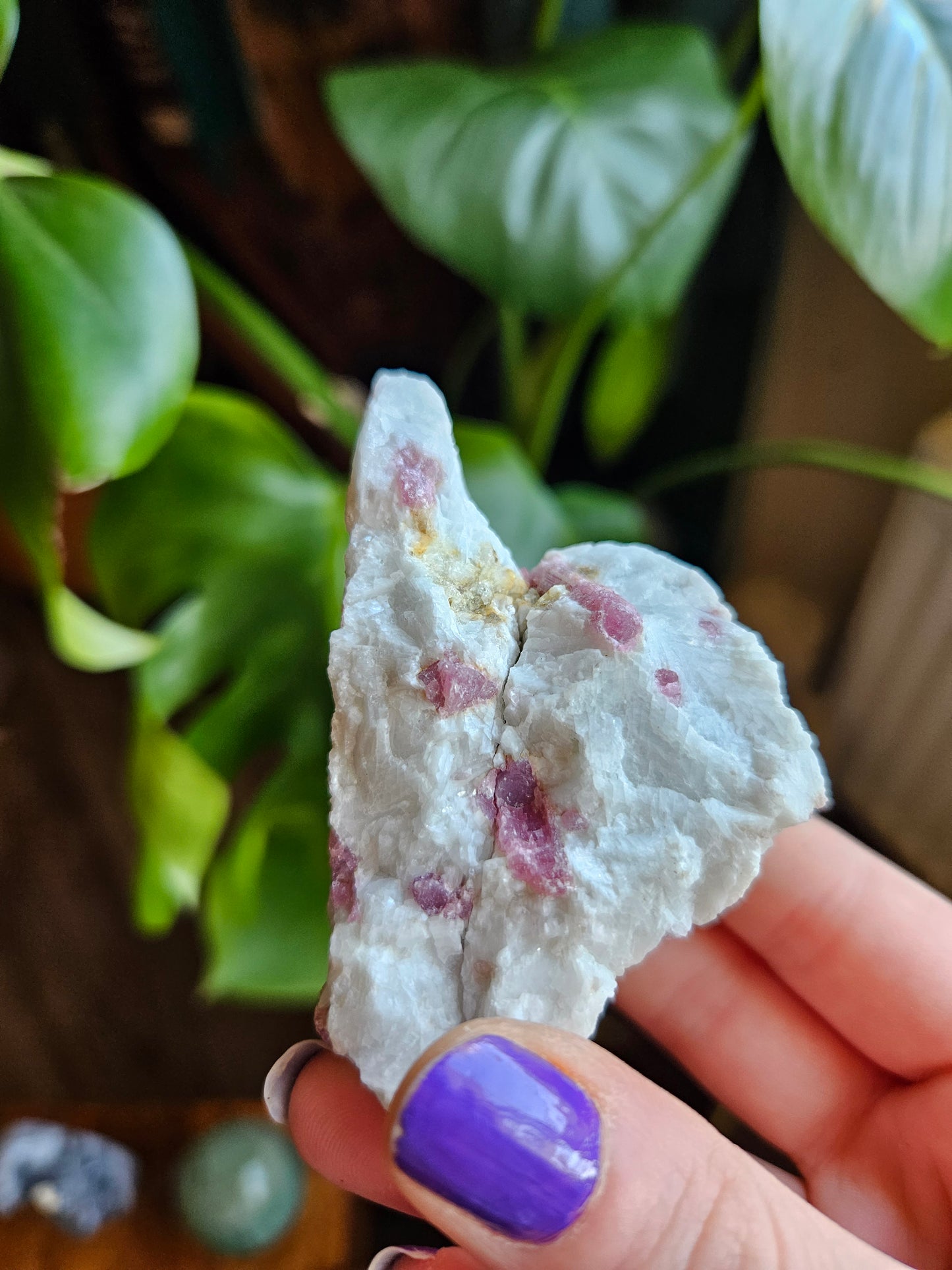 Raw Pink Tourmaline in Clevelandite