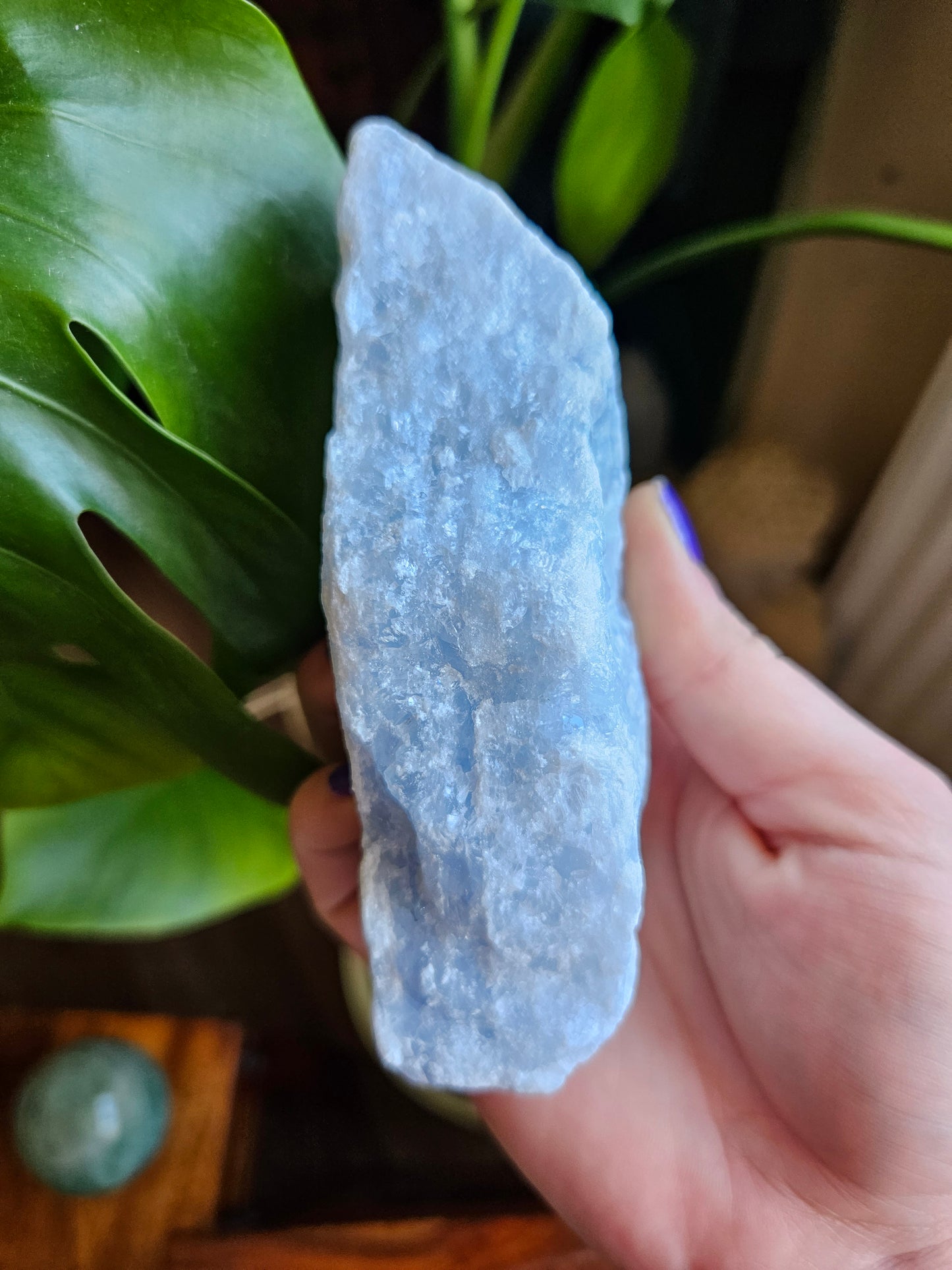 Large Blue Calcite