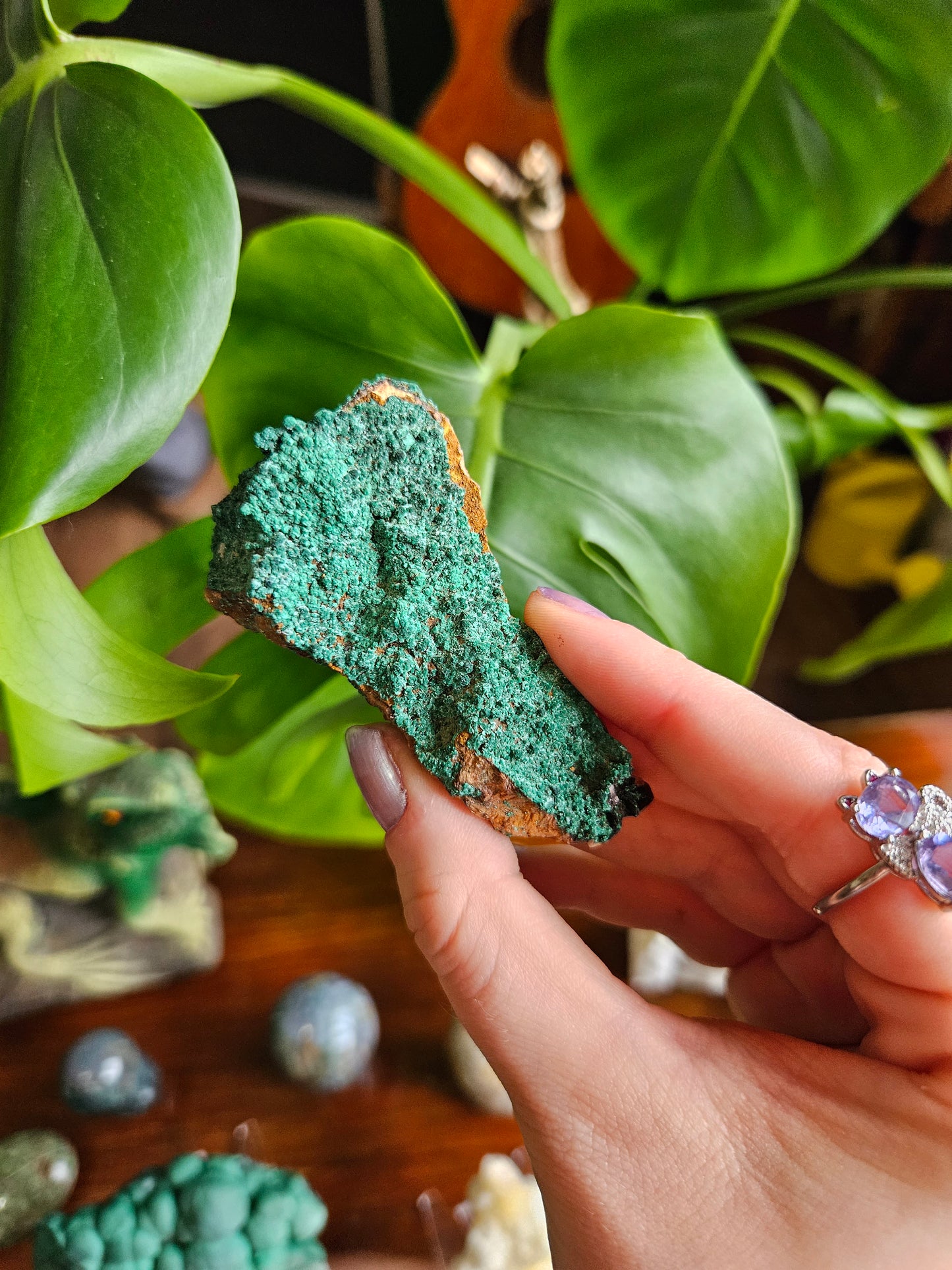 Bubbly Malachite specimen