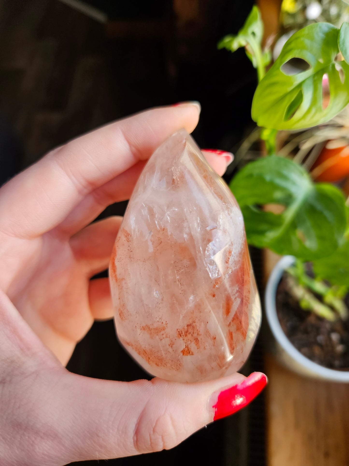 Fire Quartz flame carving