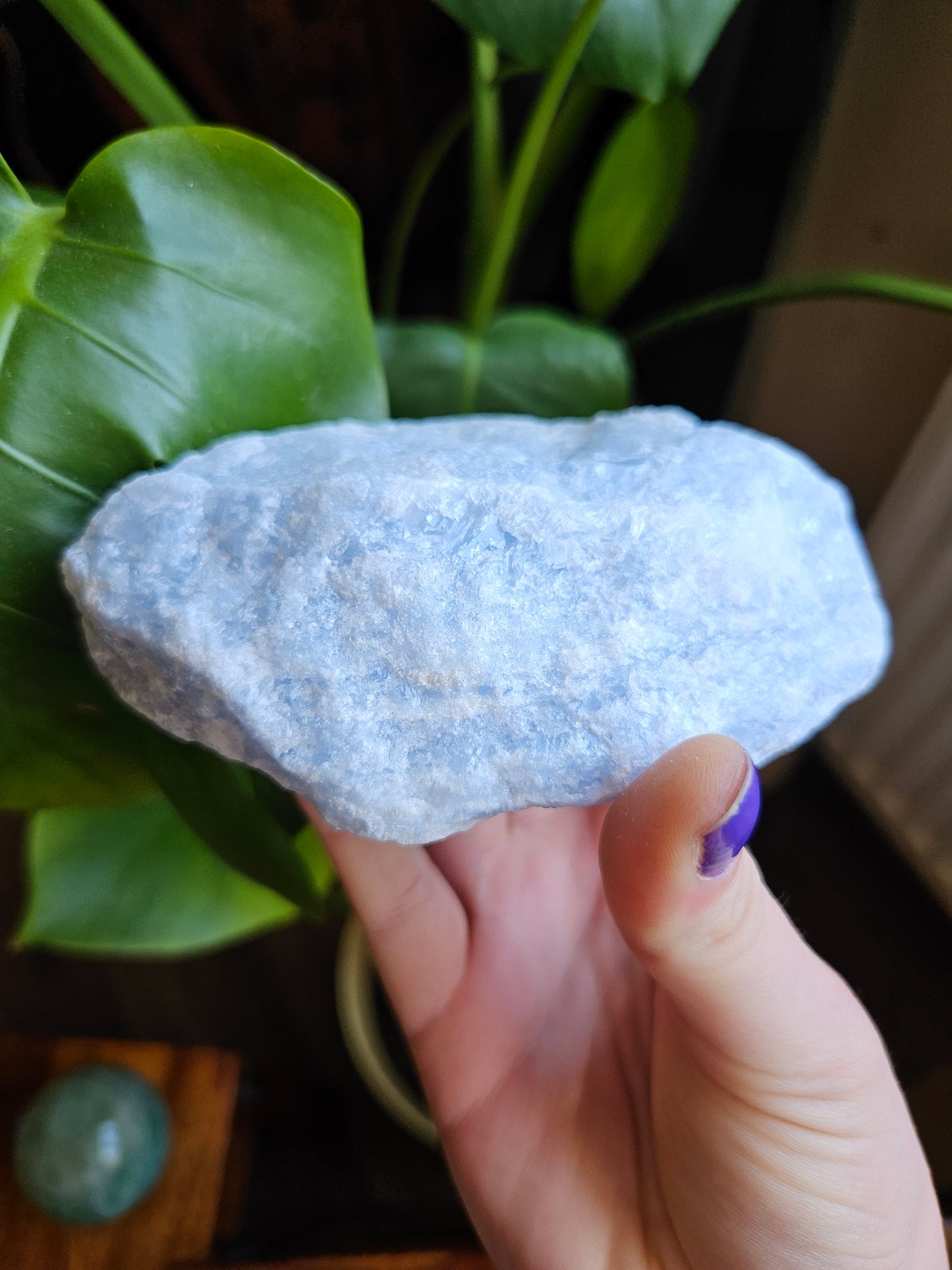 Large Blue Calcite