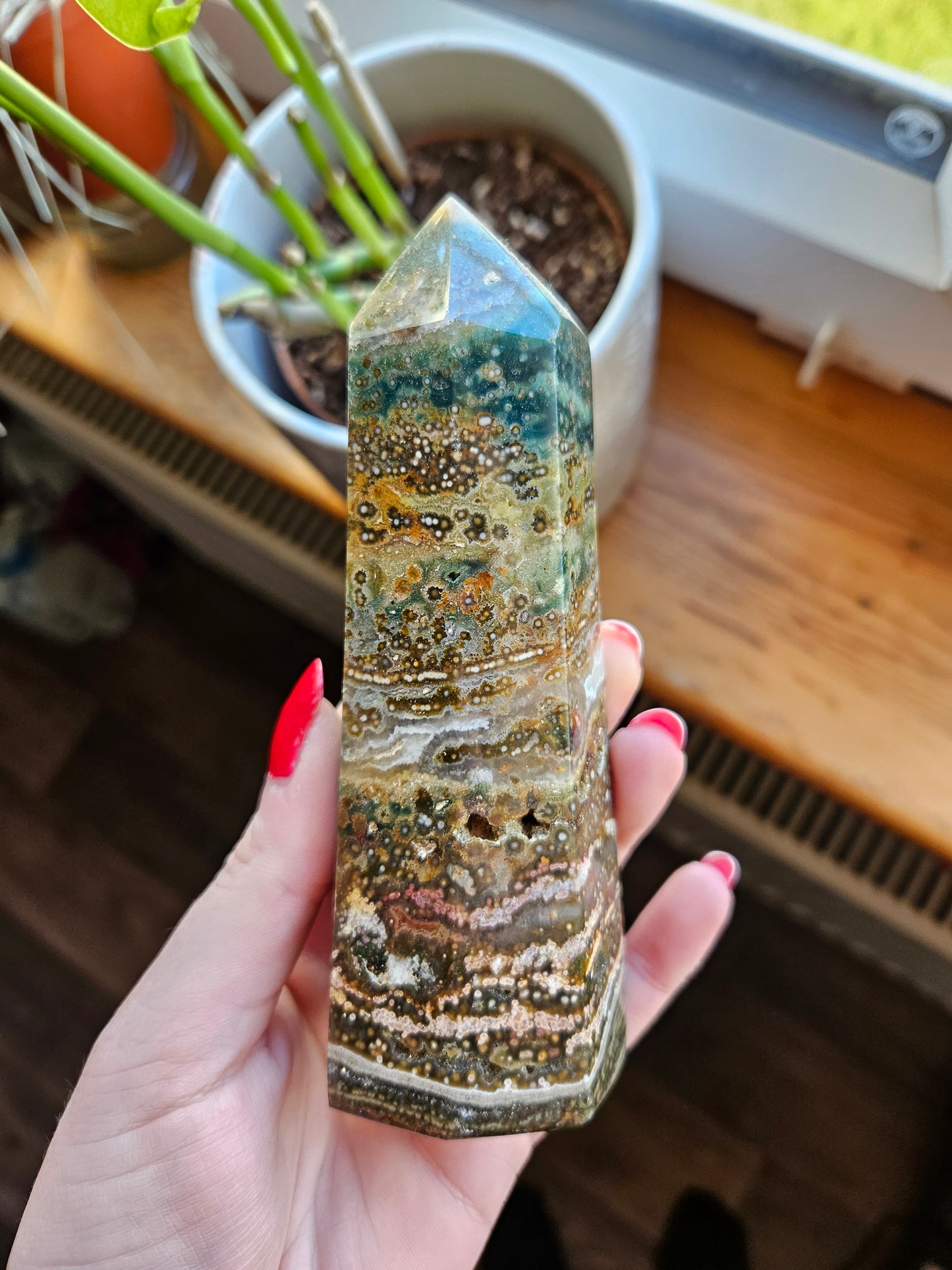 Ocean Jasper tower - 5"