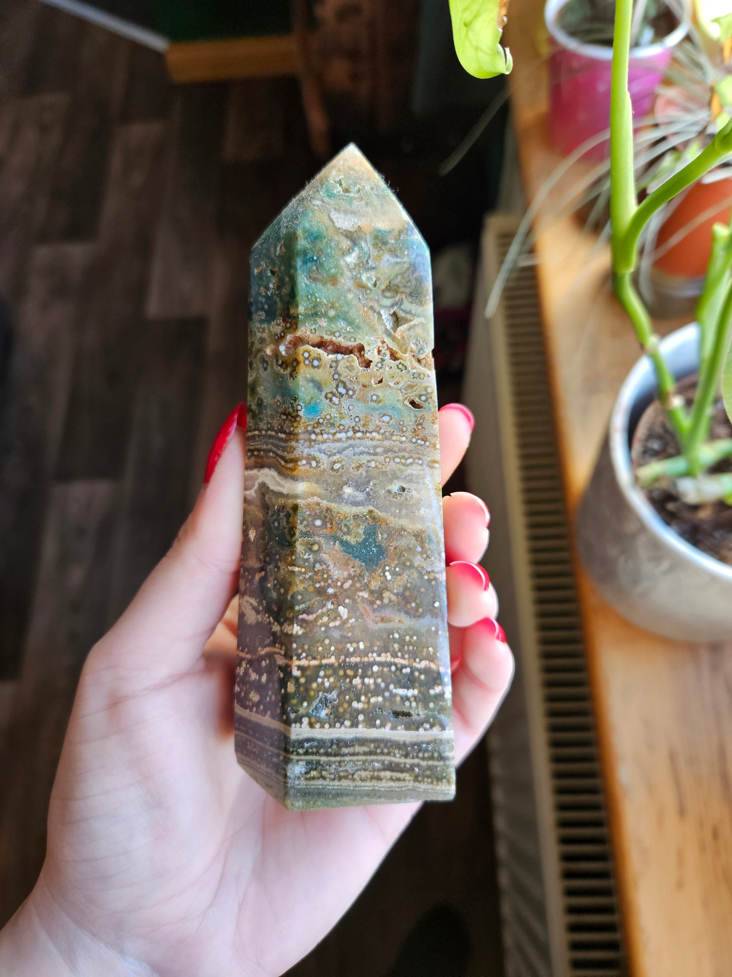 Ocean Jasper tower - 5"