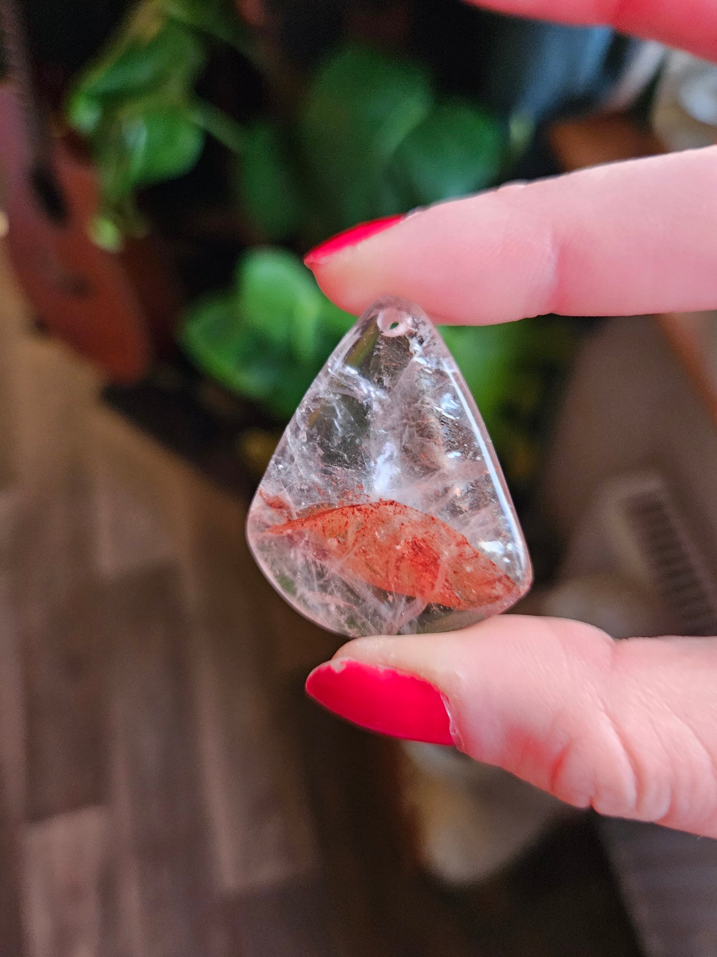 Fire Quartz Cabochon