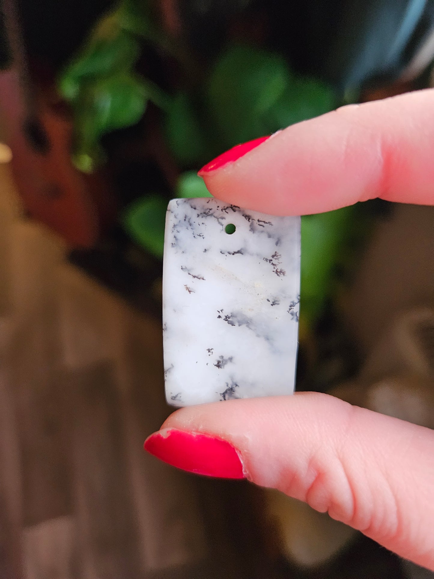 Dendritic Agate Crystal Cabochon