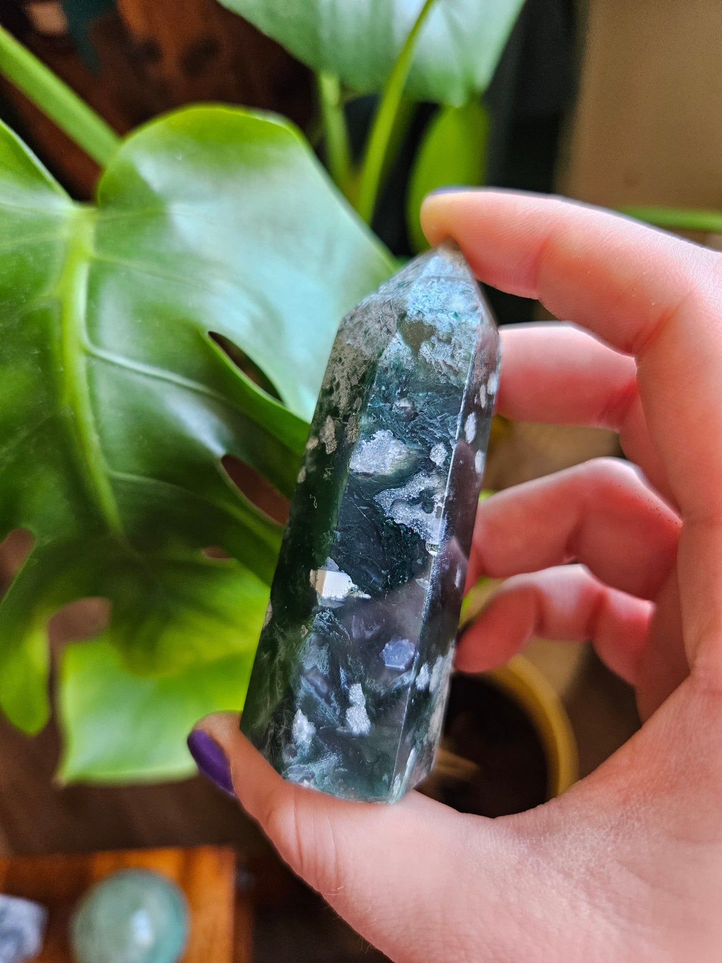 Moss Agate point