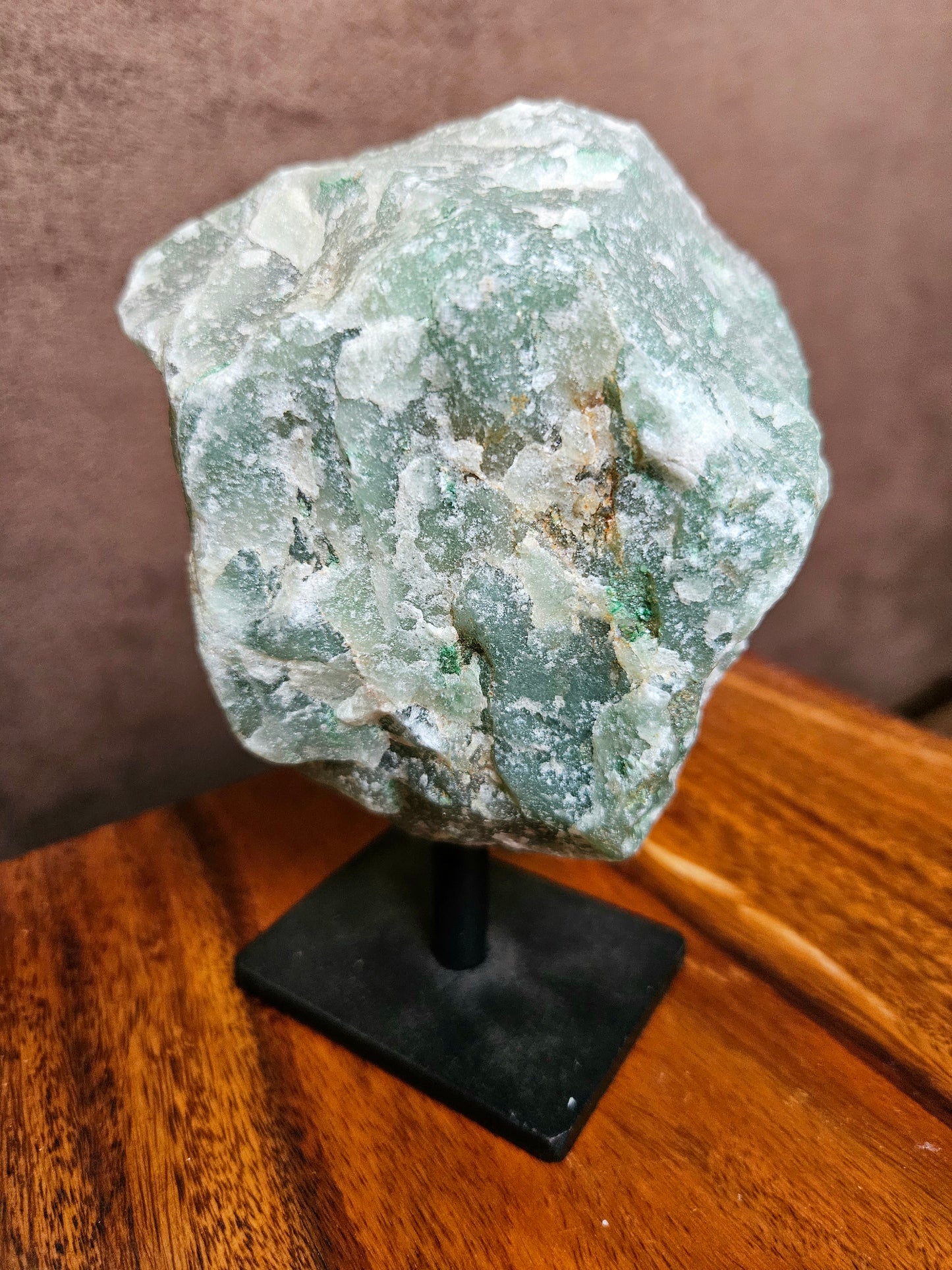 Green Aventurine on stand