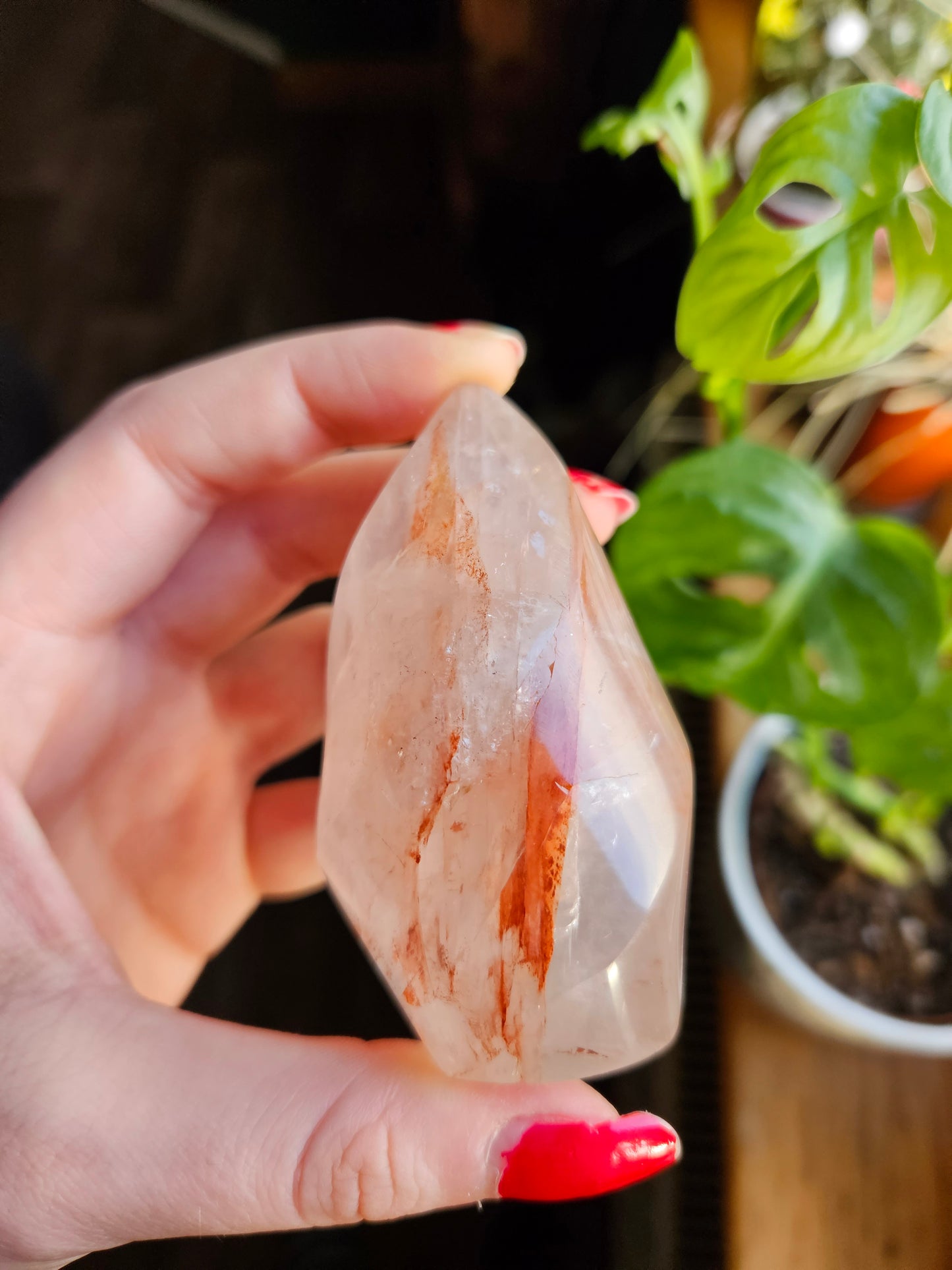 Fire Quartz flame carving