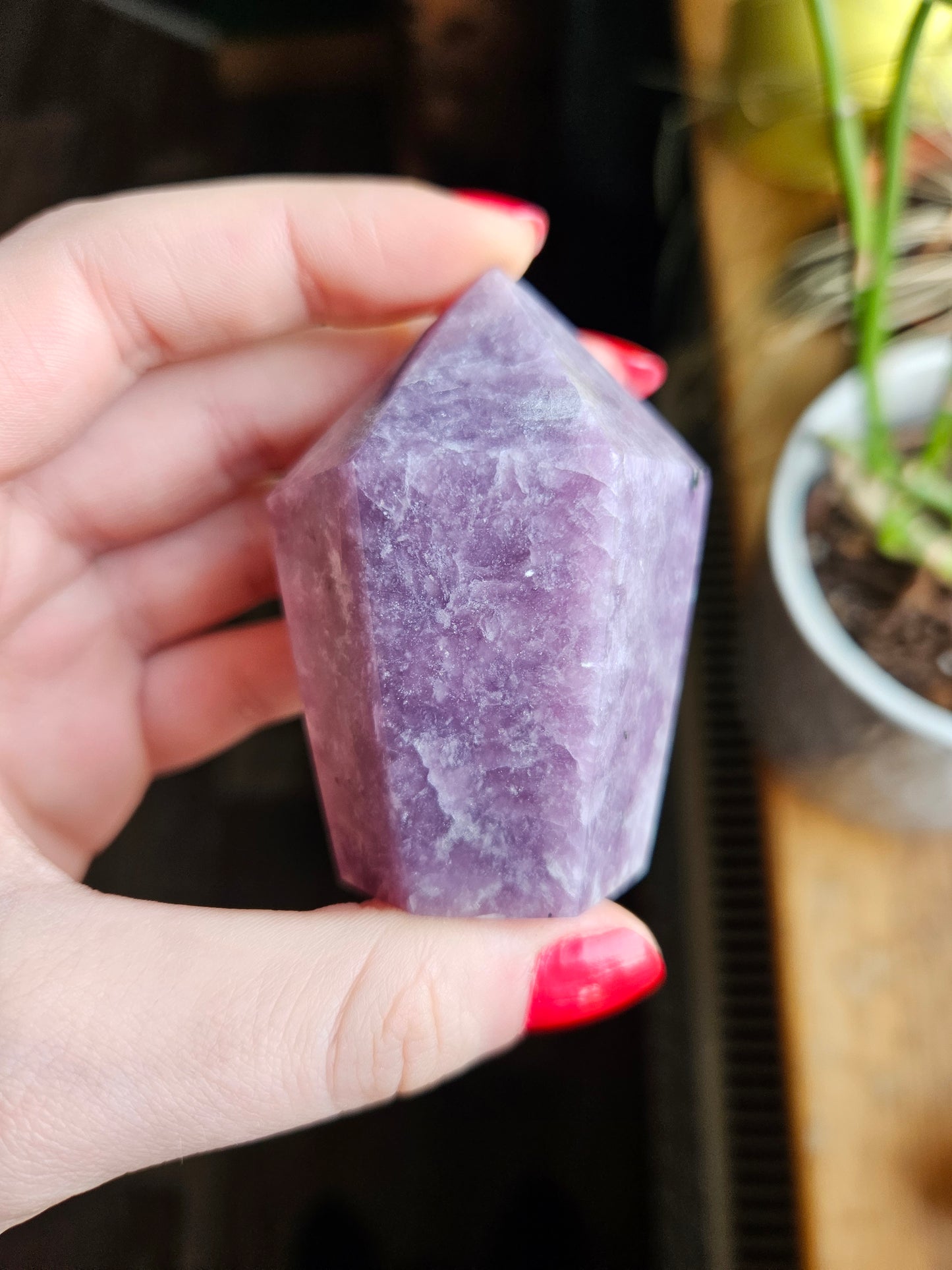 Lepidolite cupcake