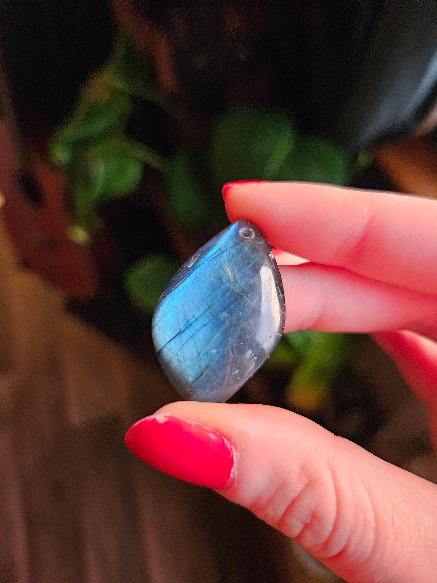 Blue Labradorite Crystal Cabochon