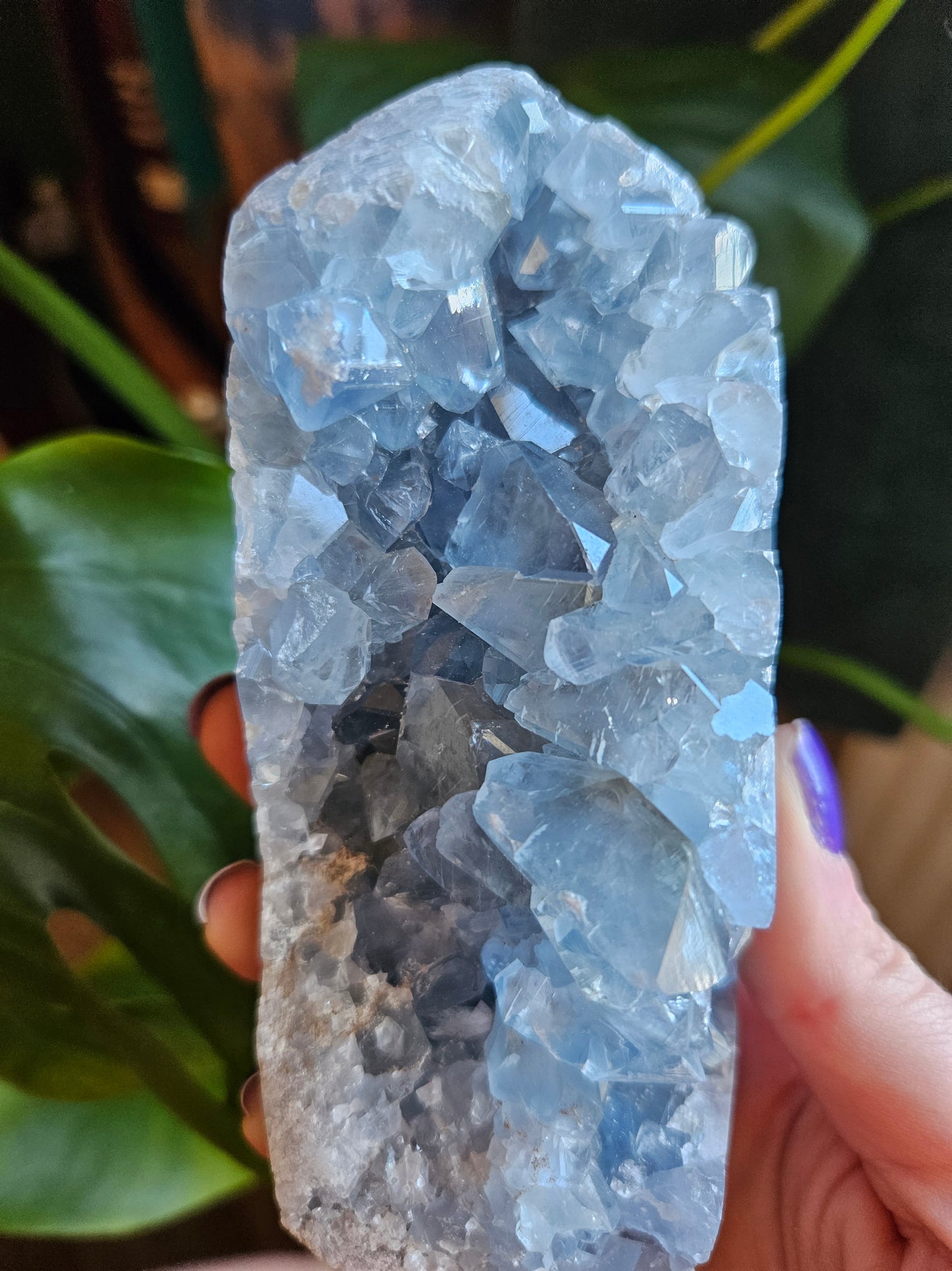 Blue Celestite tower