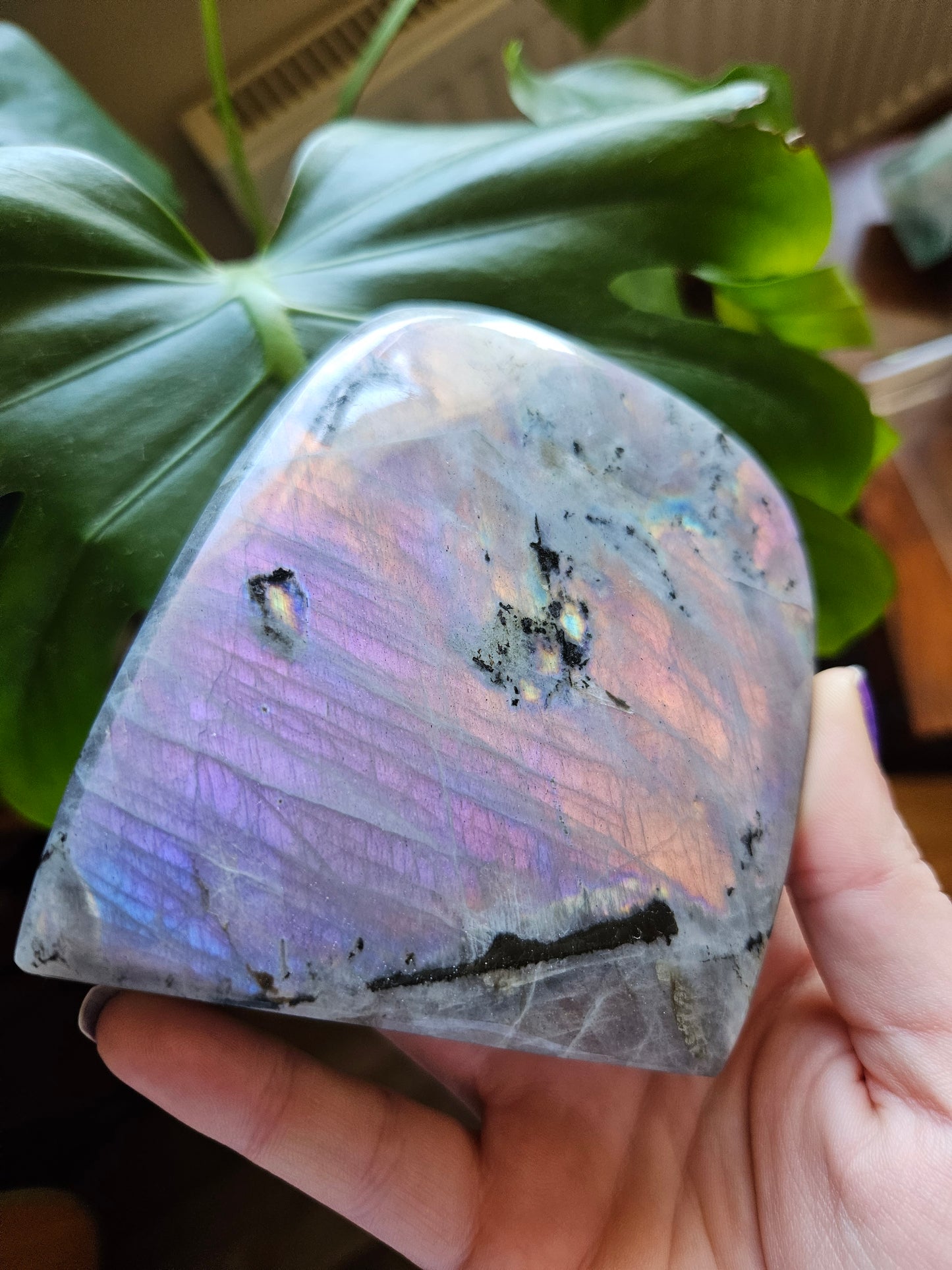 Large Purple Labradorite freeform