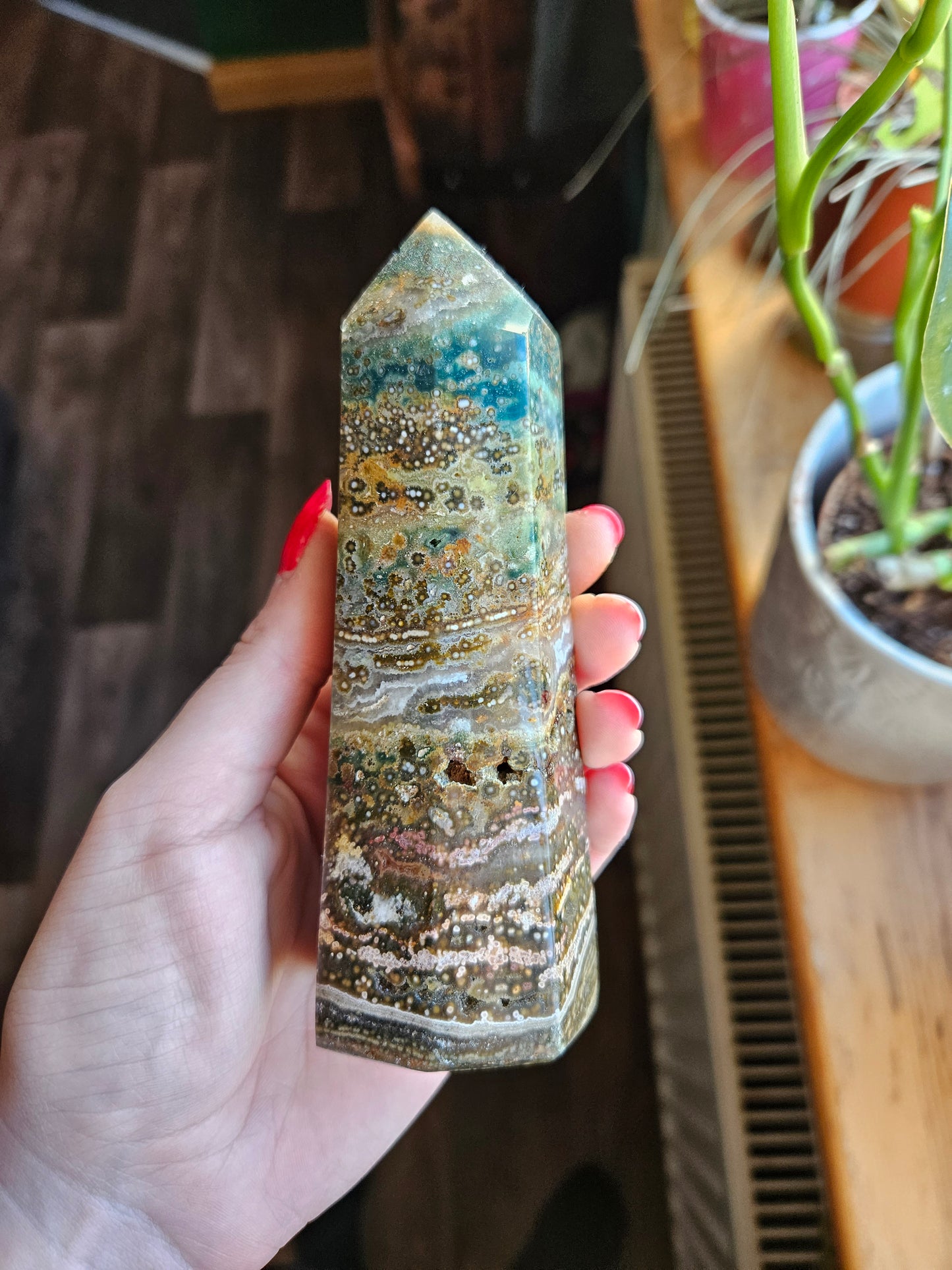 Ocean Jasper tower - 5"