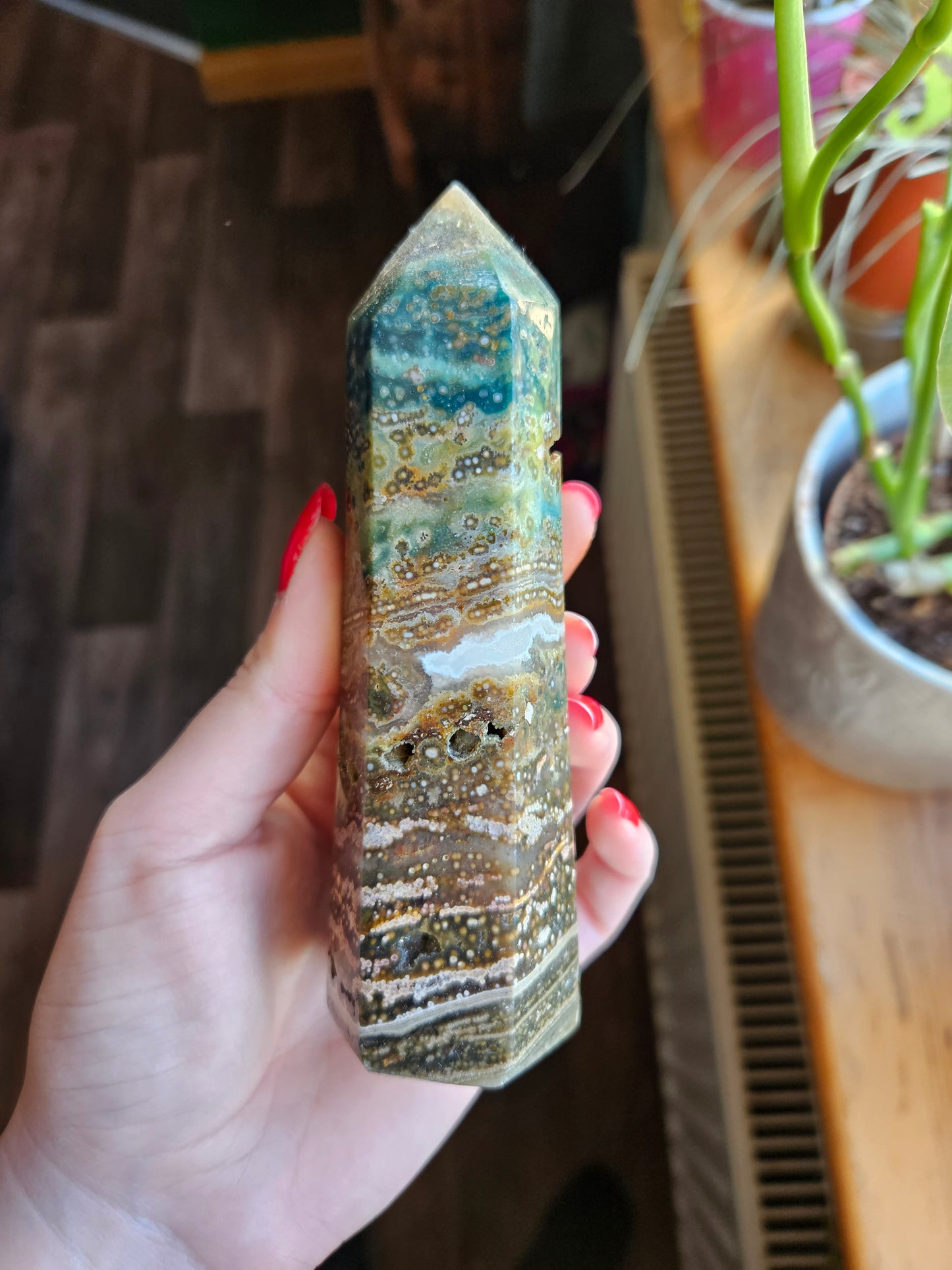 Ocean Jasper tower - 5"