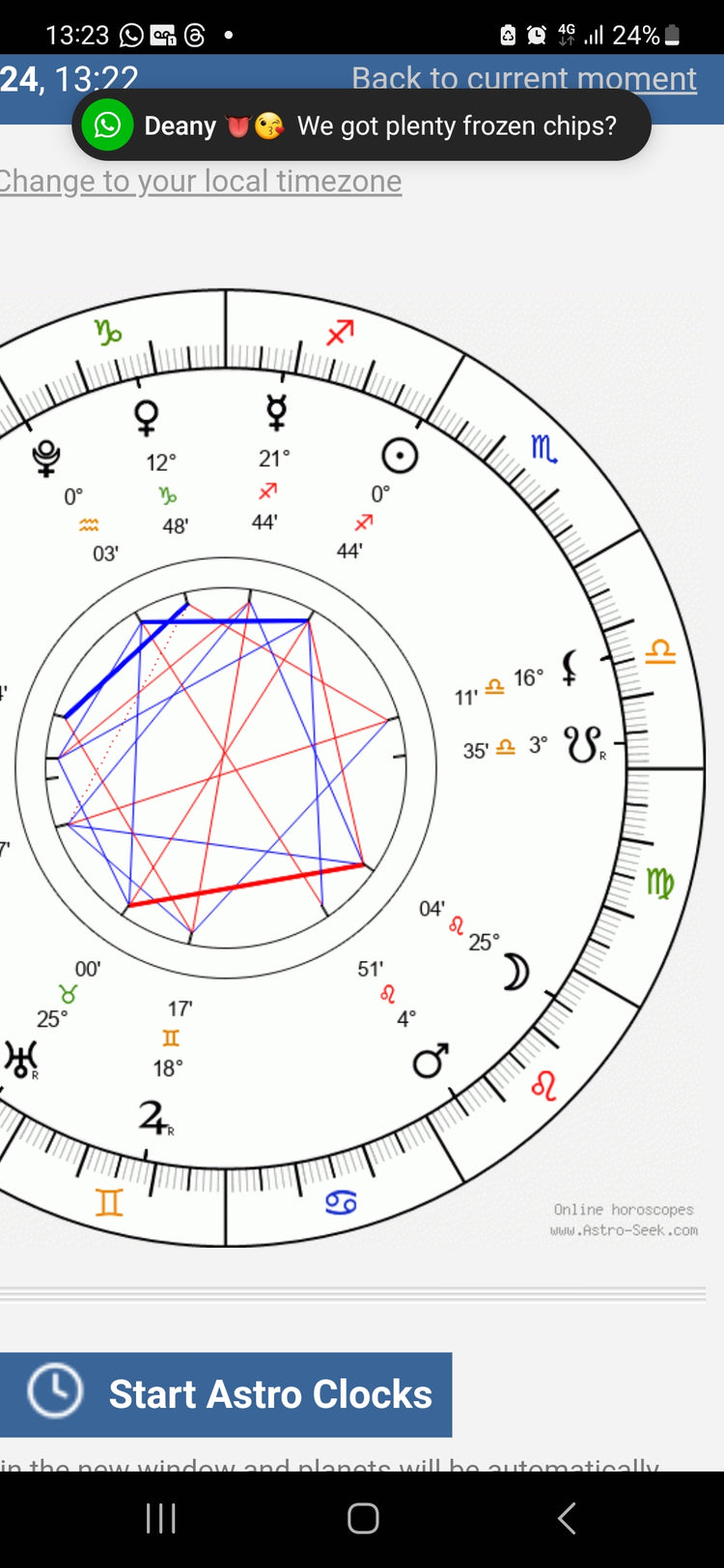 Astrology readings