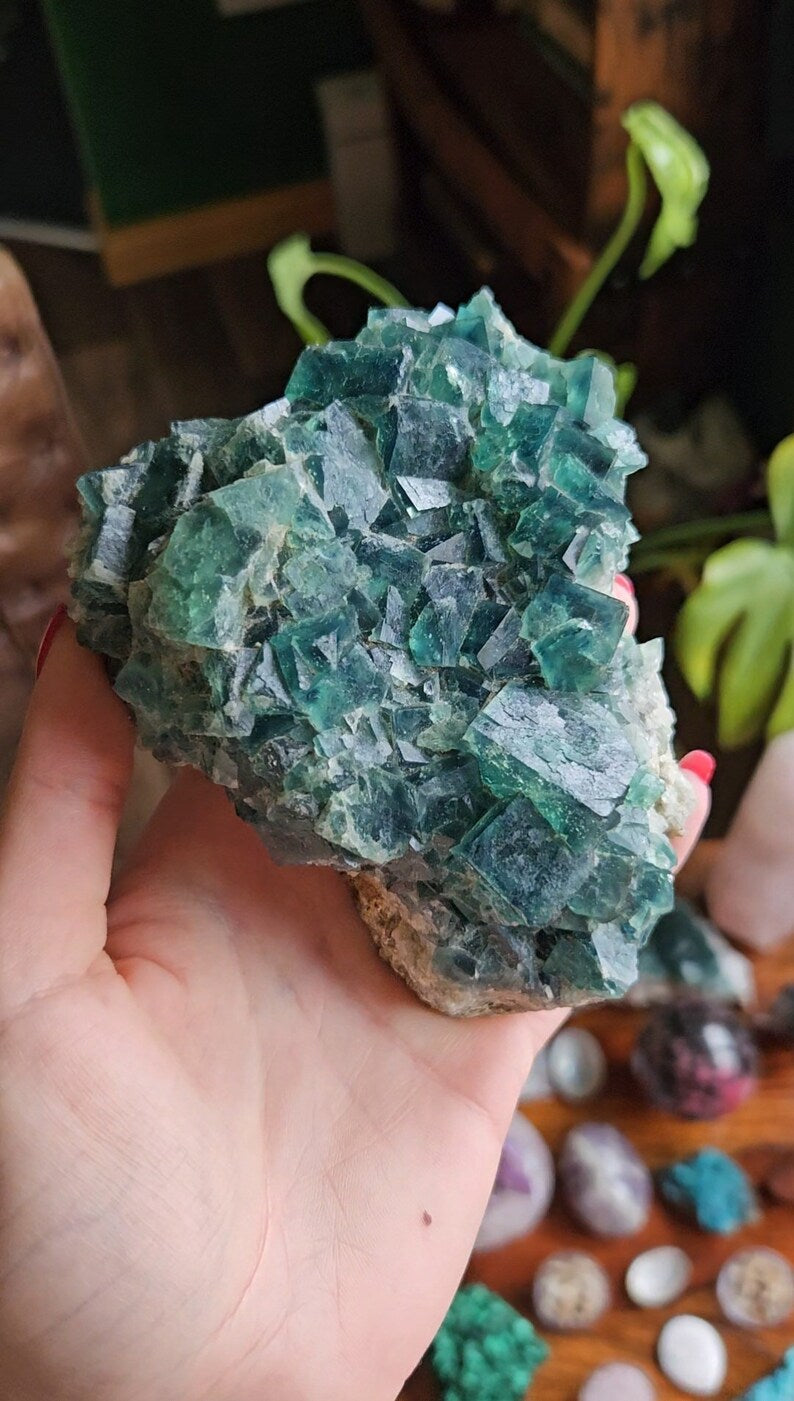 Natural Green Fluorite - 715g