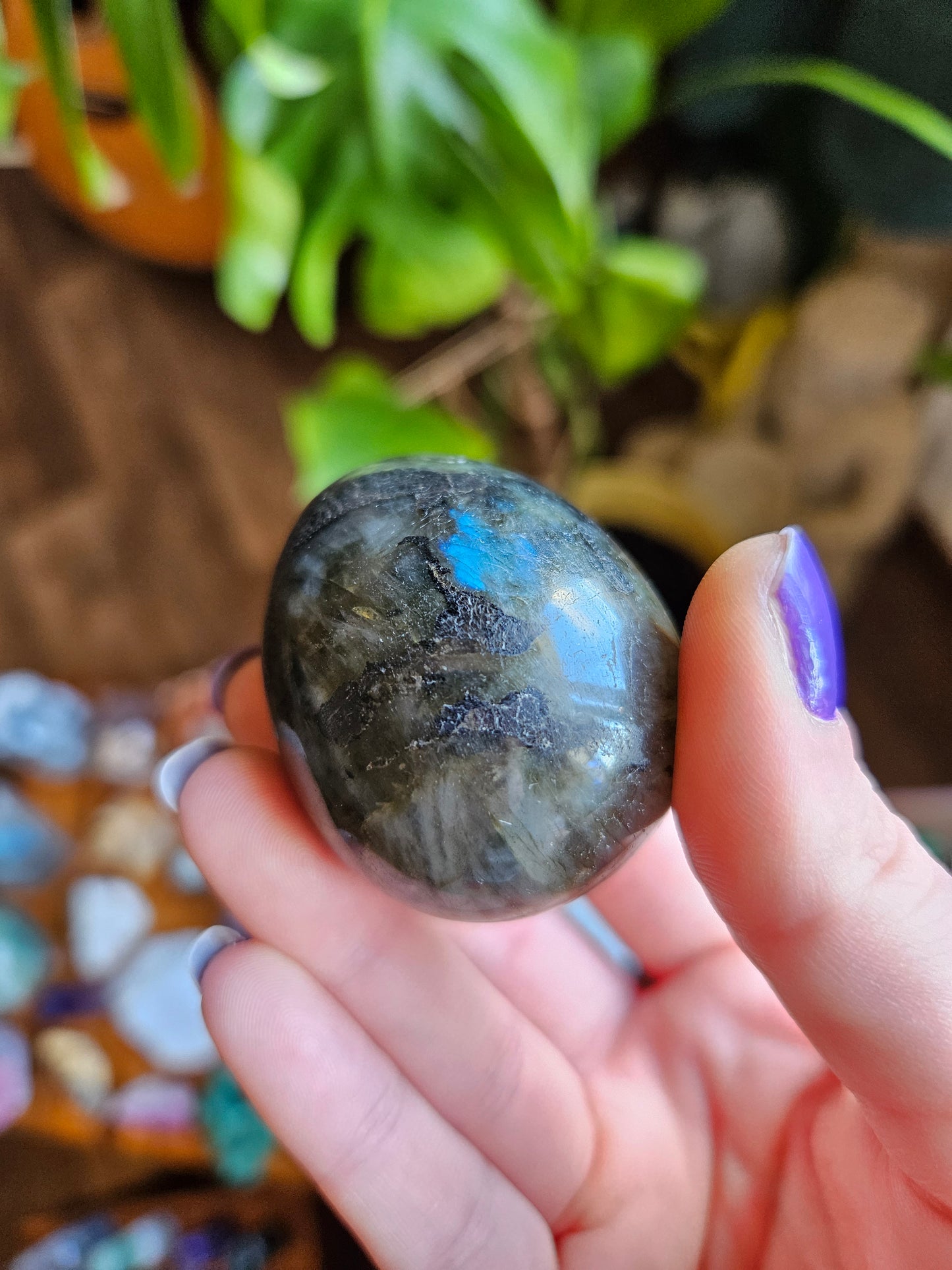 Labradorite egg