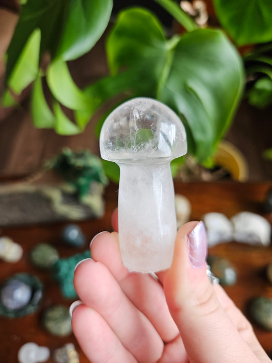 Clear Quartz mushroom