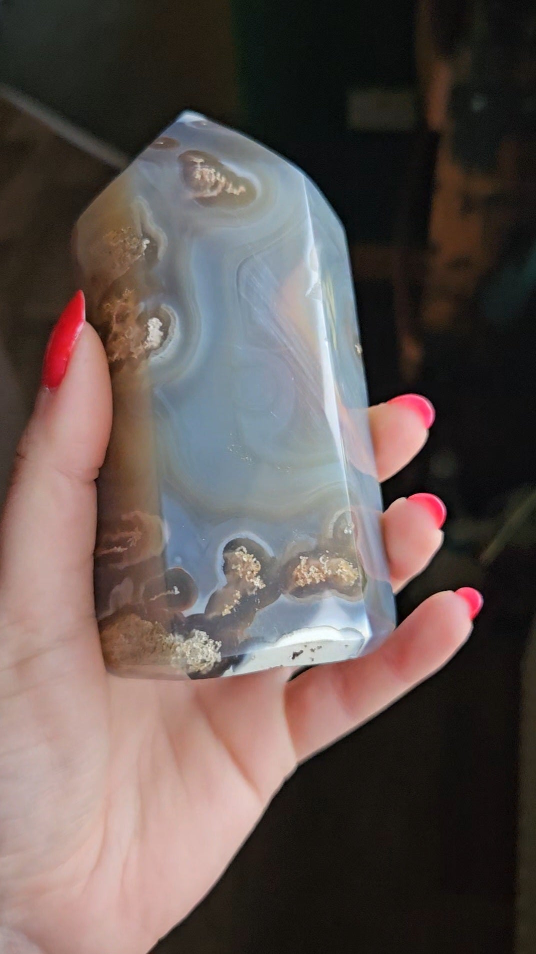 XL Orca Agate tower - 671g