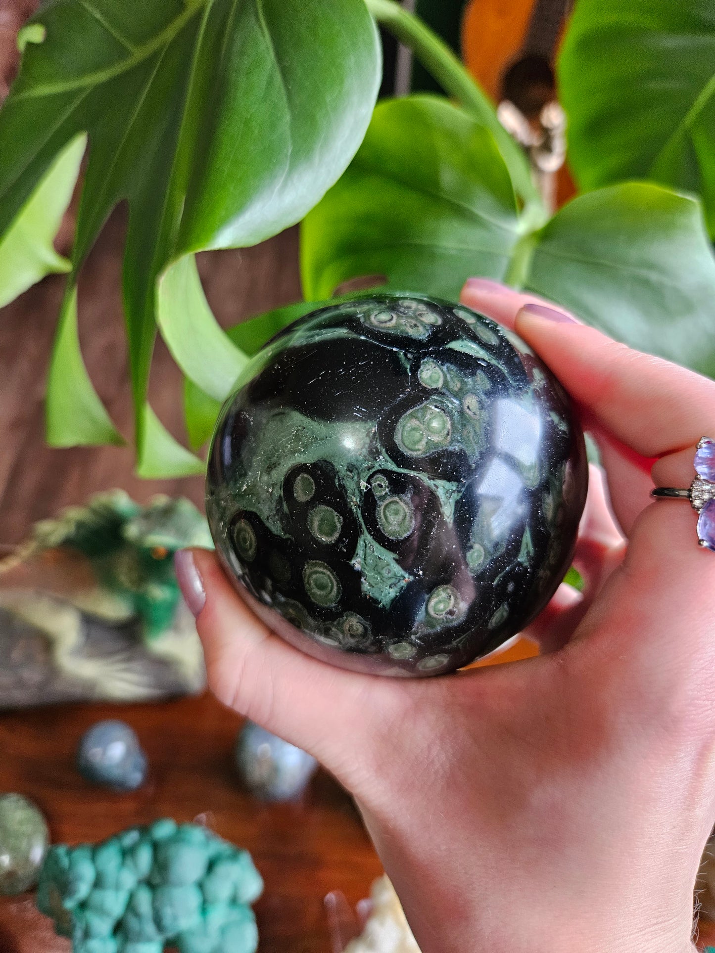 Kambaba Jasper planet - 706g