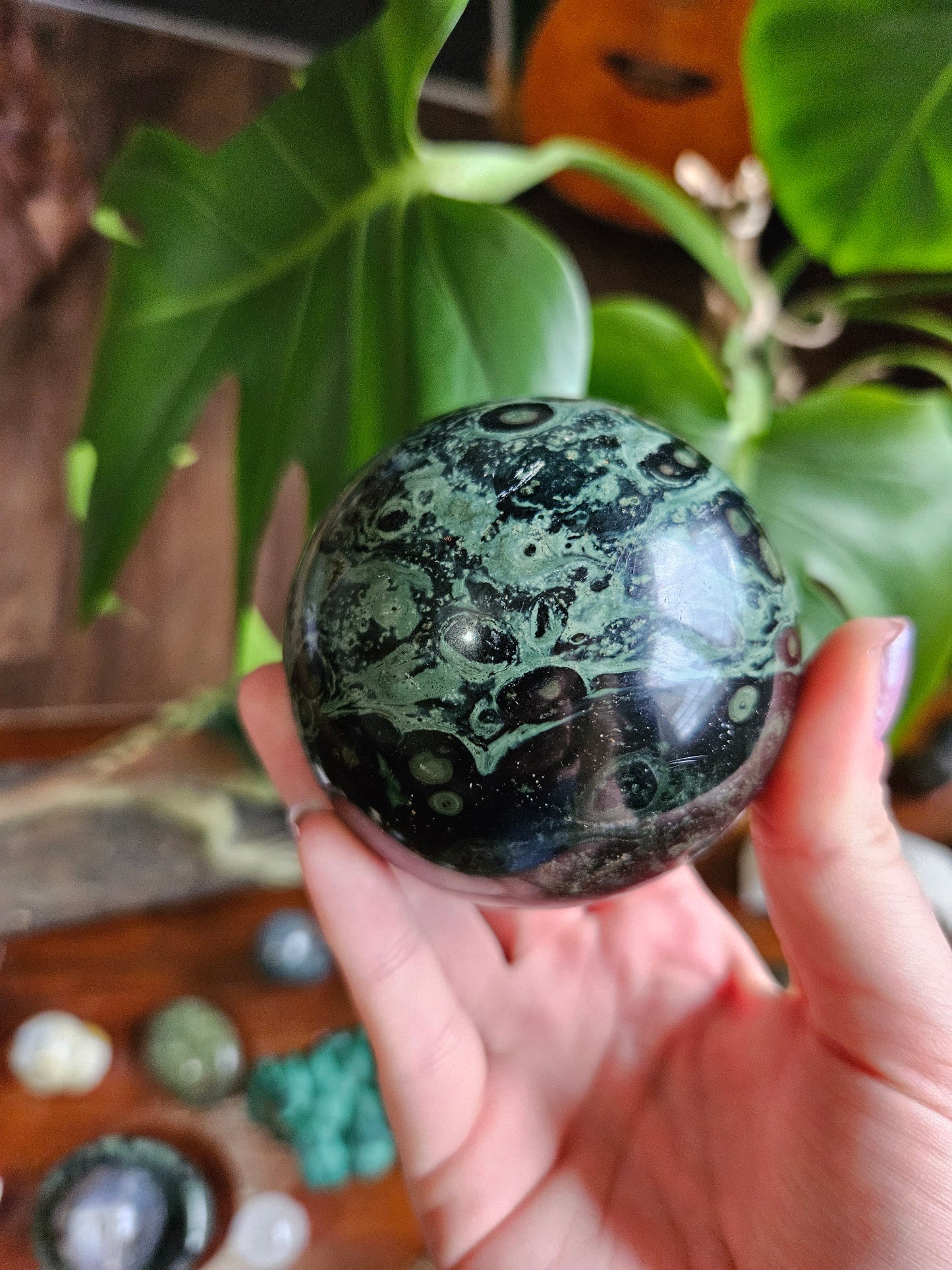 Kambaba Jasper planet - 507g
