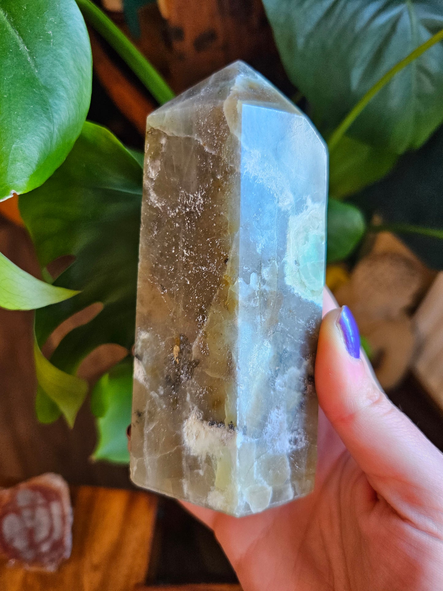 Large Green Moonstone tower