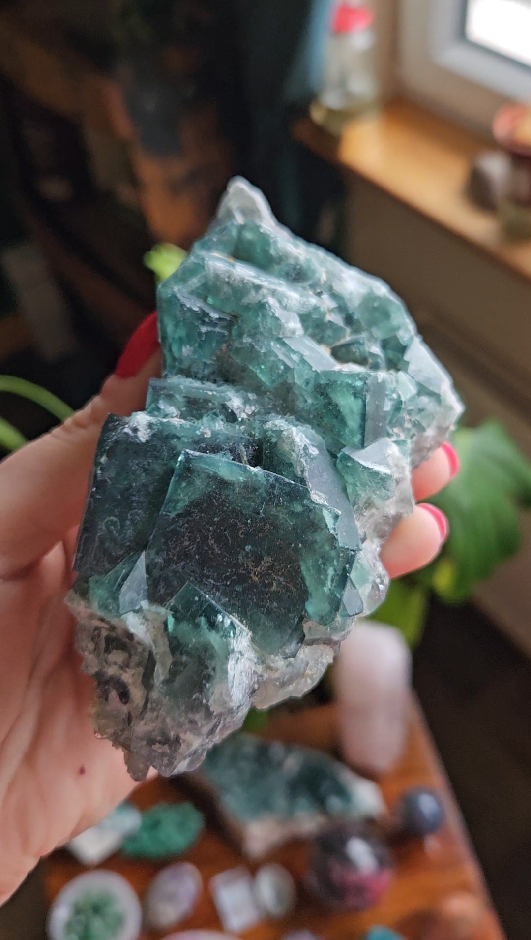Large Green Fluorite