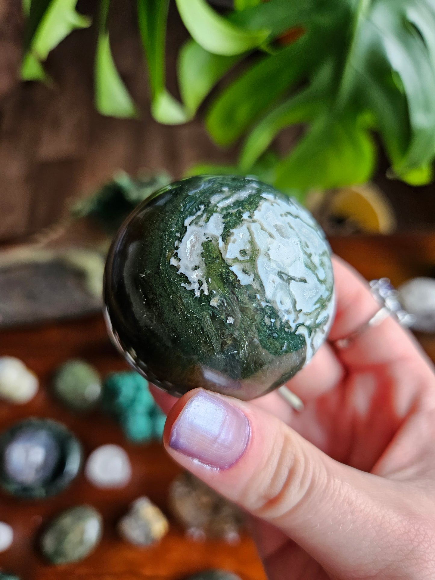 Moss Agate planet