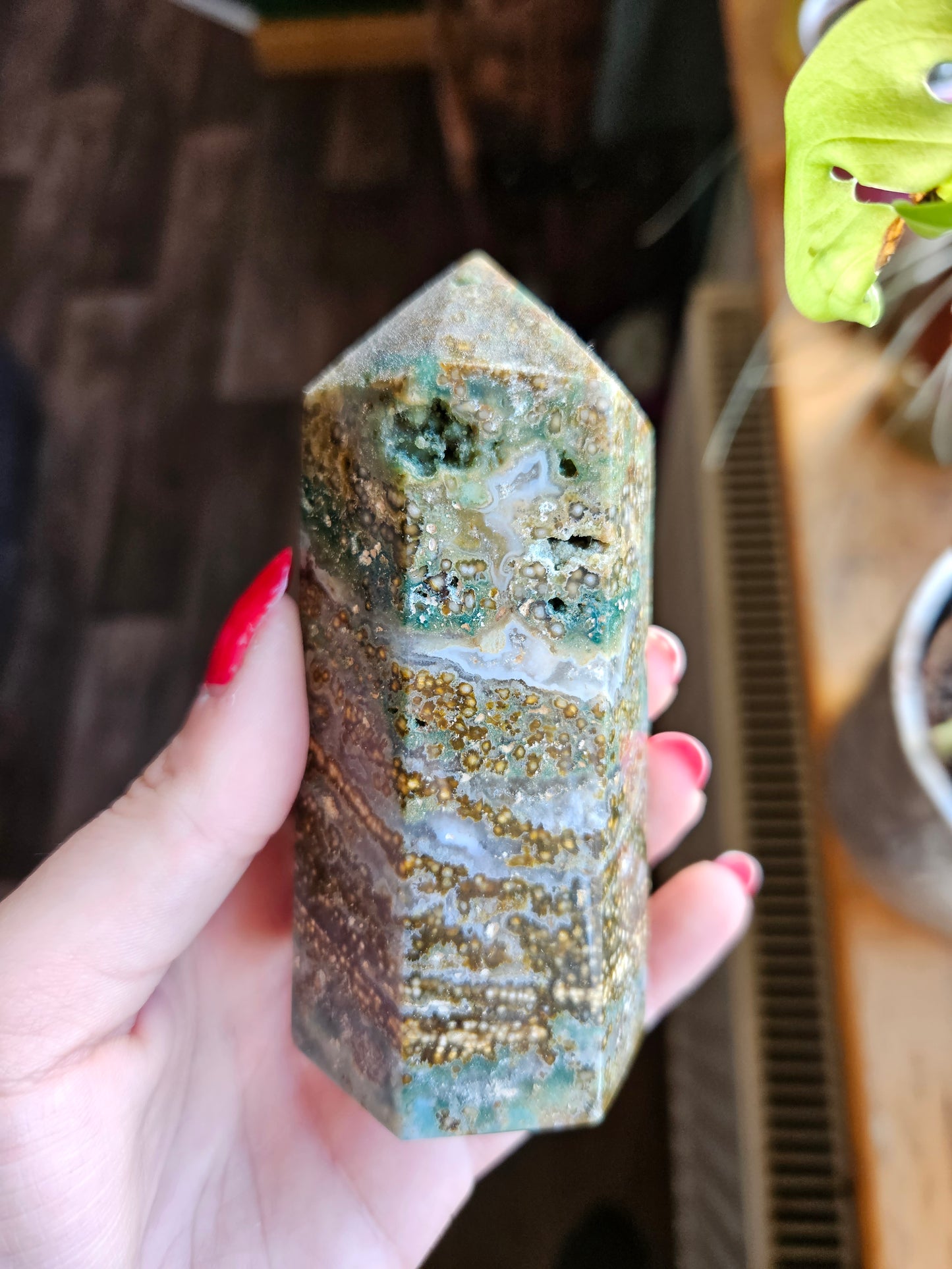 Ocean Jasper tower - 4" inch