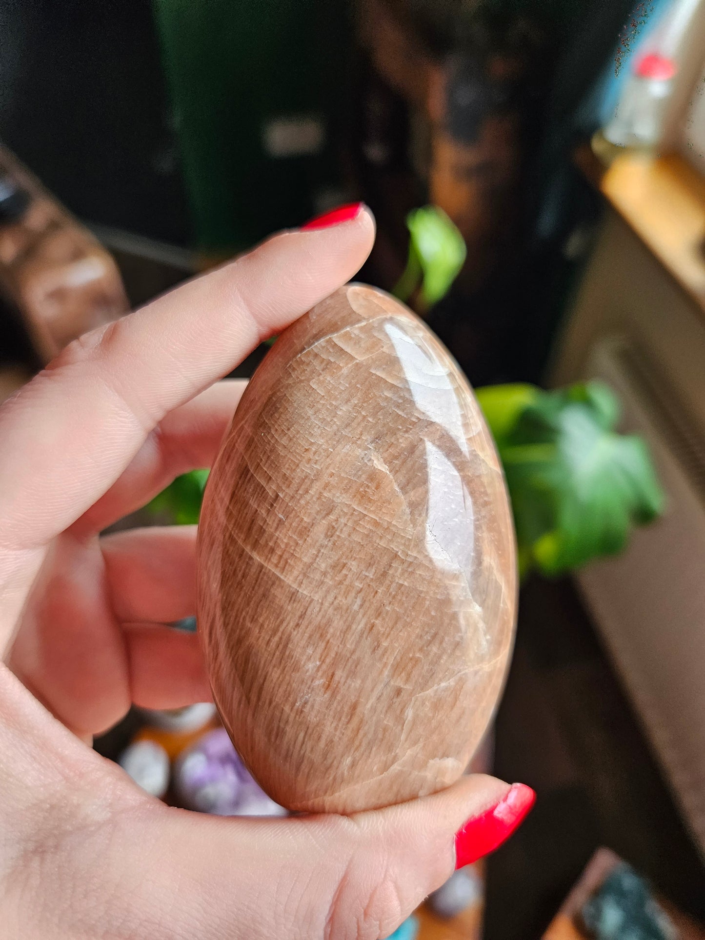 Peach Moonstone freeform - B