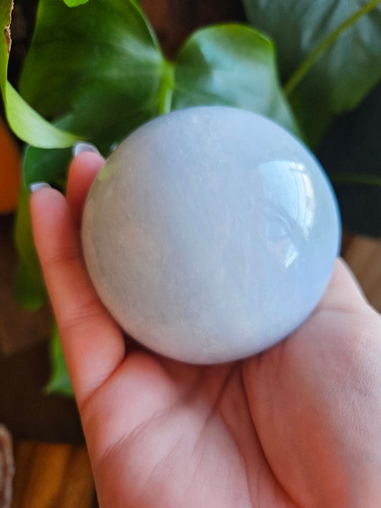 Blue Calcite planet