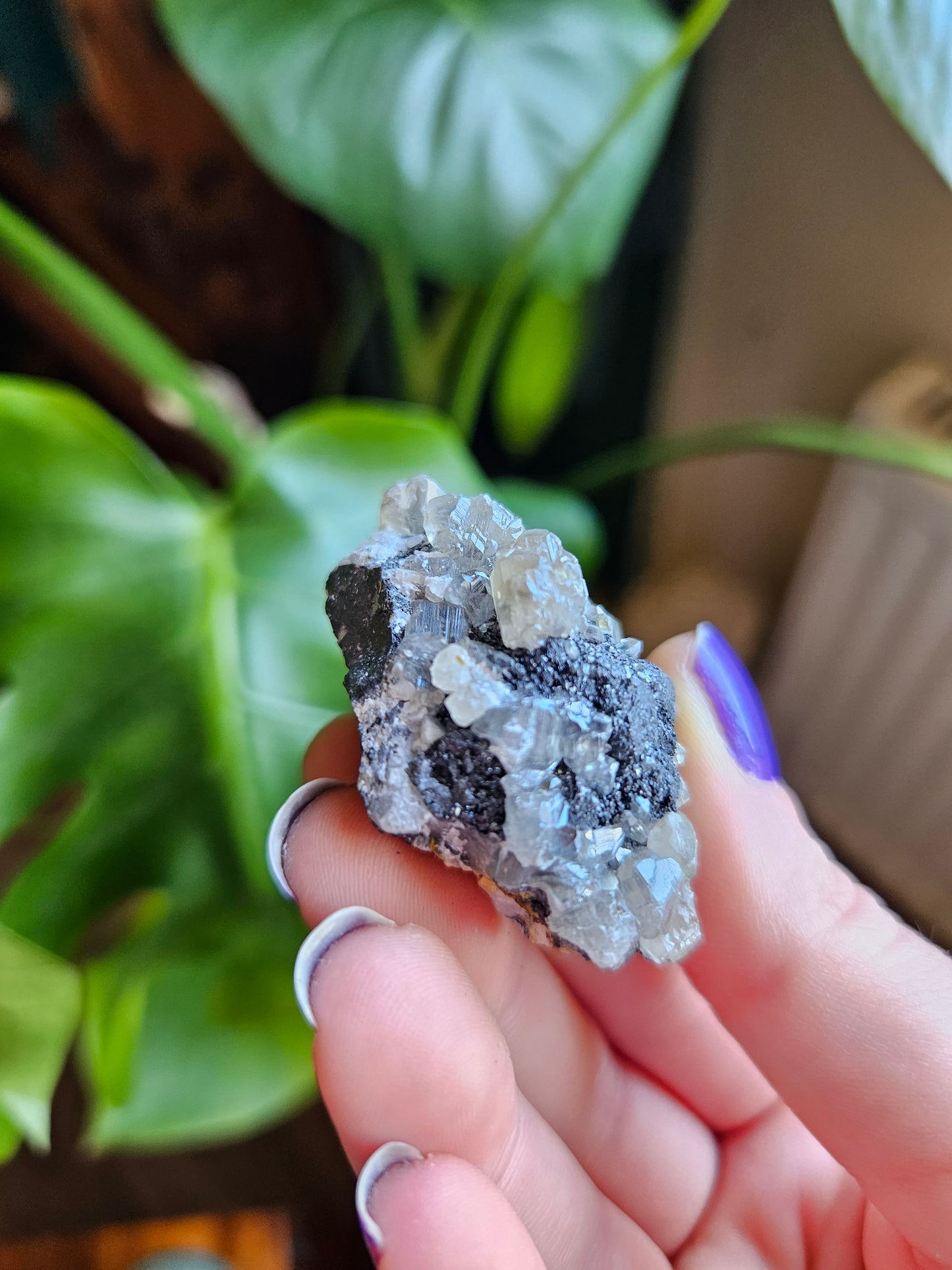 Cerussite Baryte Galena specimen