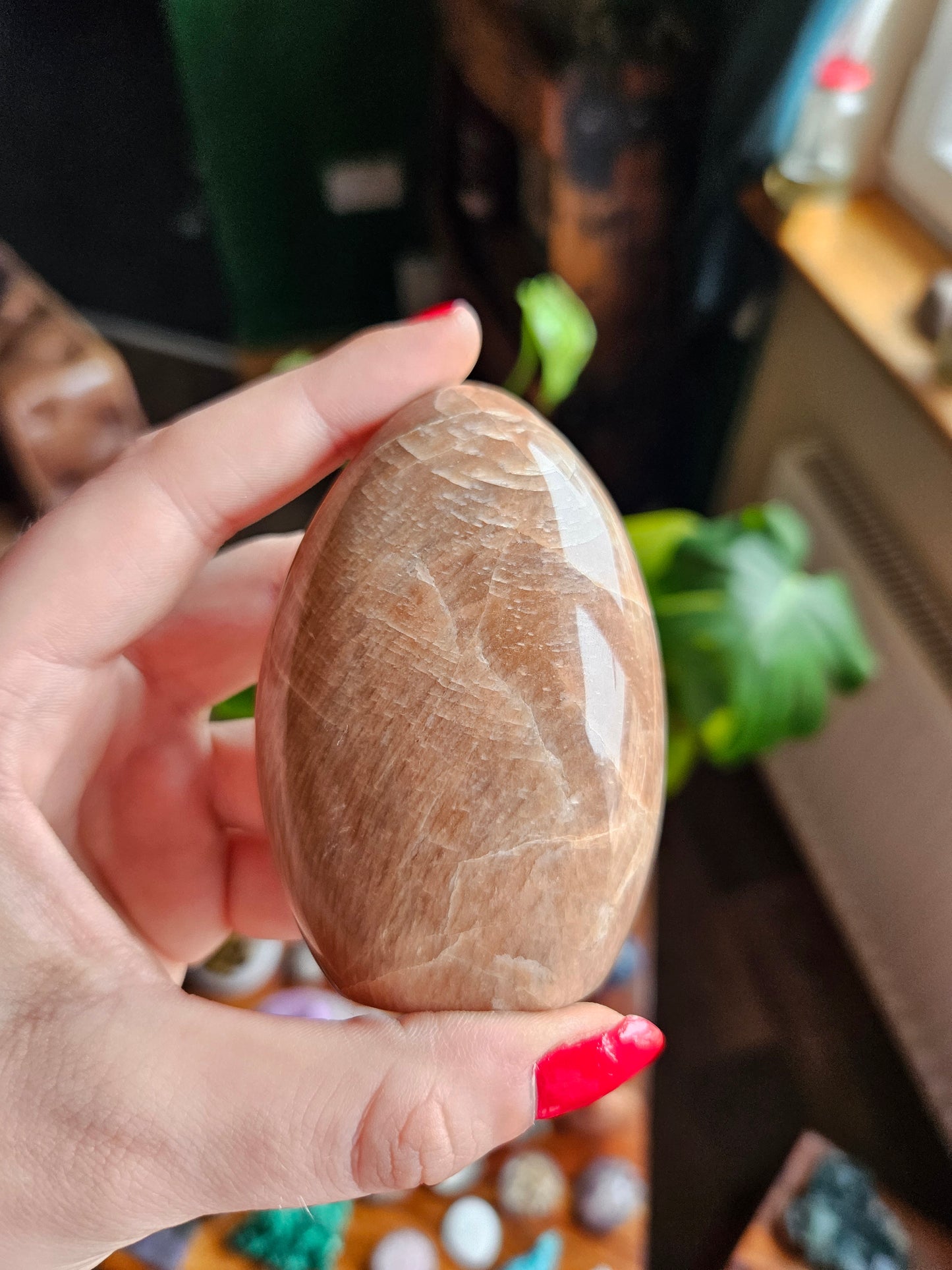 Peach Moonstone freeform - B