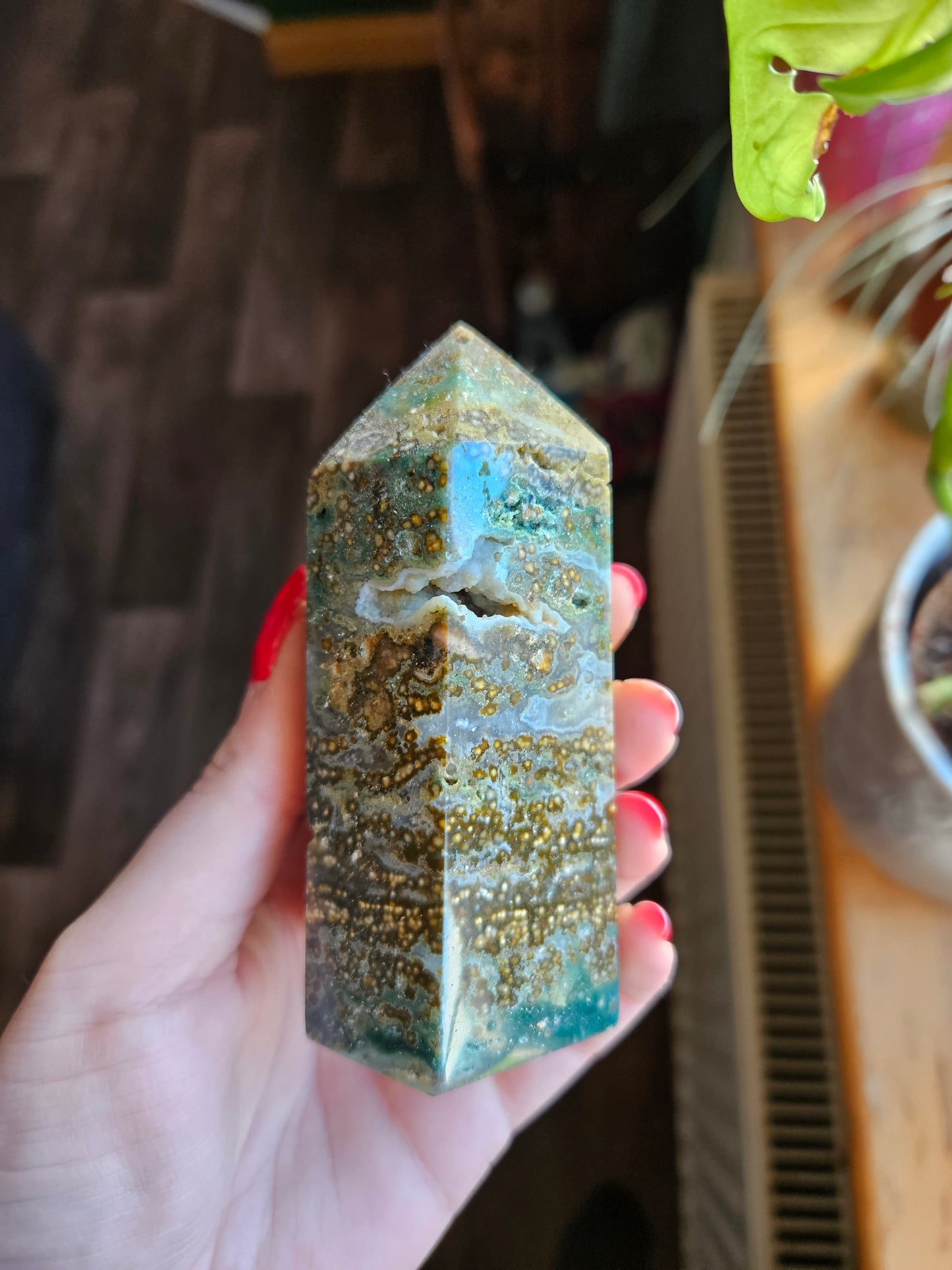 Ocean Jasper tower - 4" inch