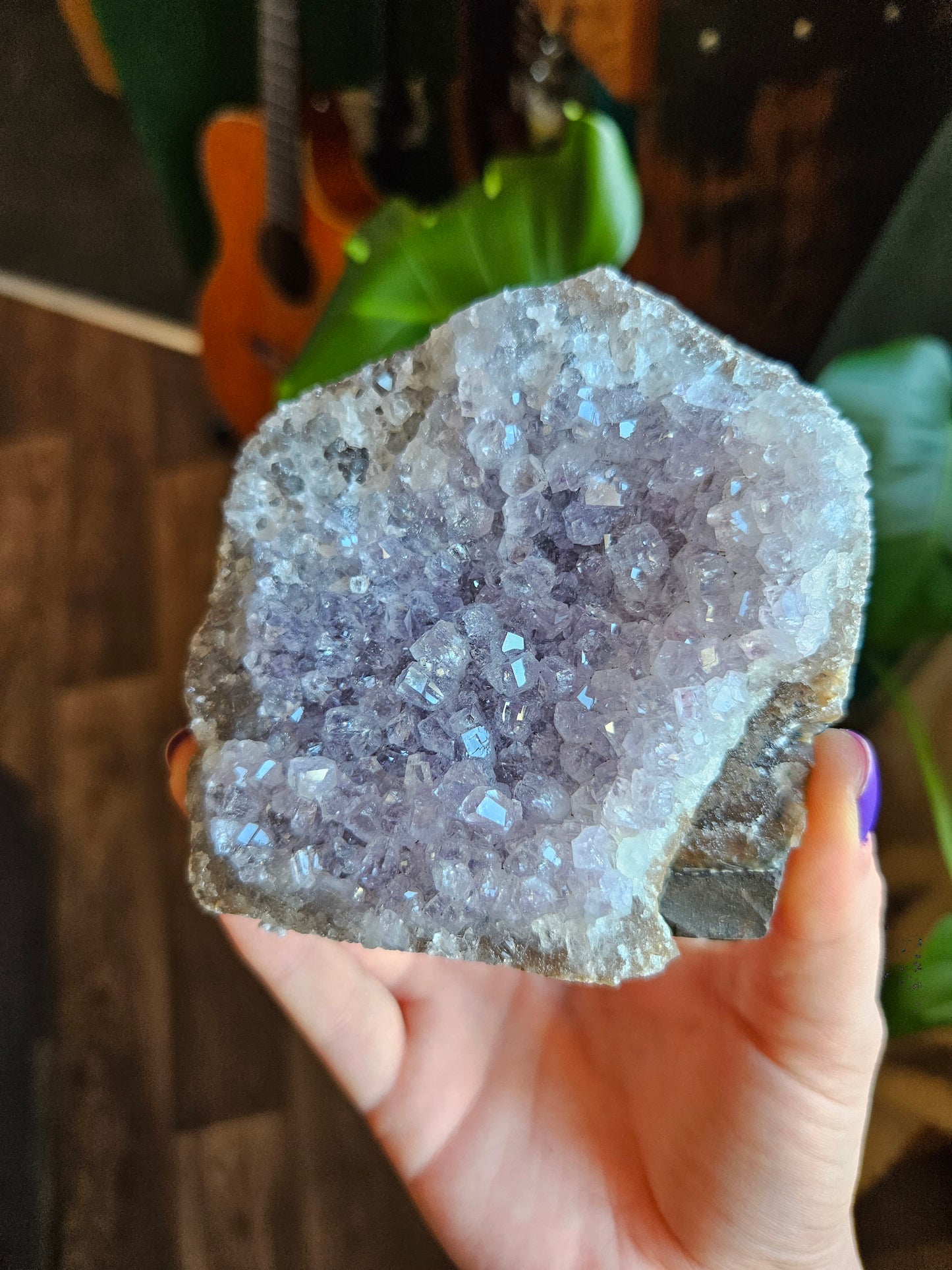 Lilac Amethyst geode