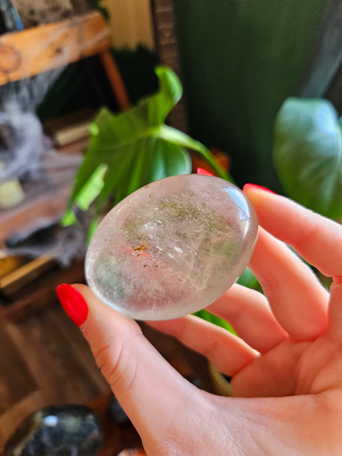 Smoky Quartz palmstone