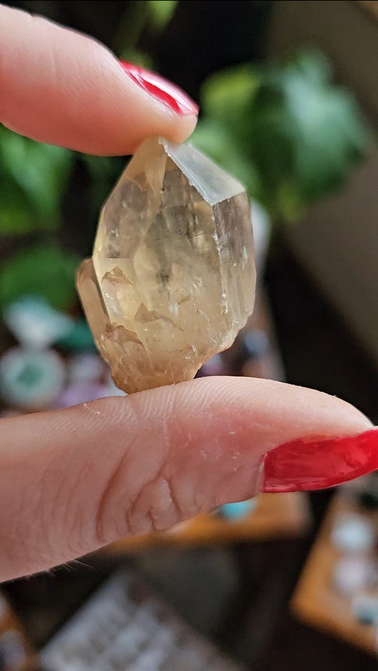 Kundalini Citrine with rainbow flash - 17g