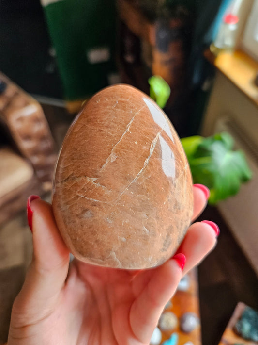 Peach Moonstone freeform - A