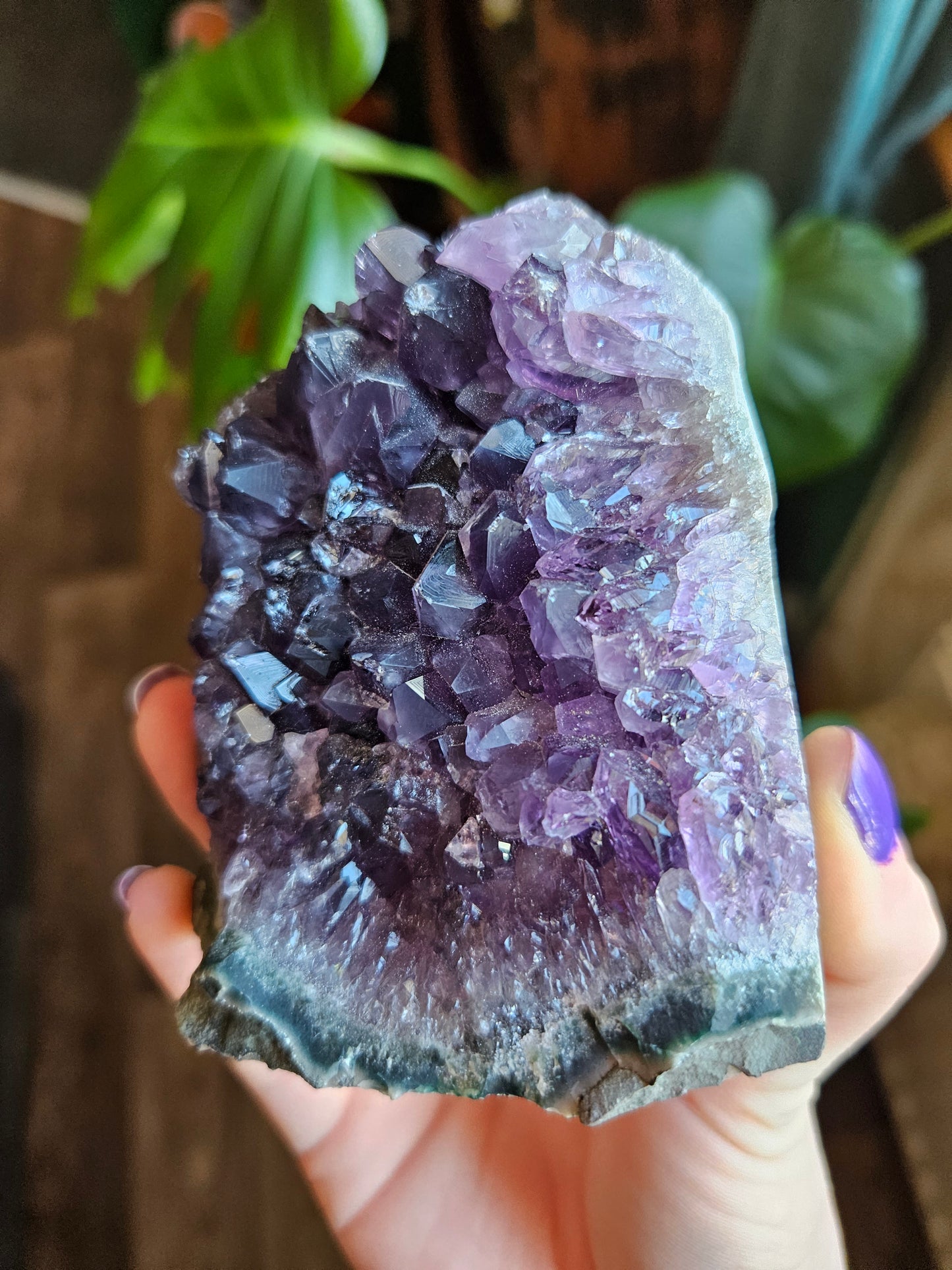 Large Grape Amethyst geode